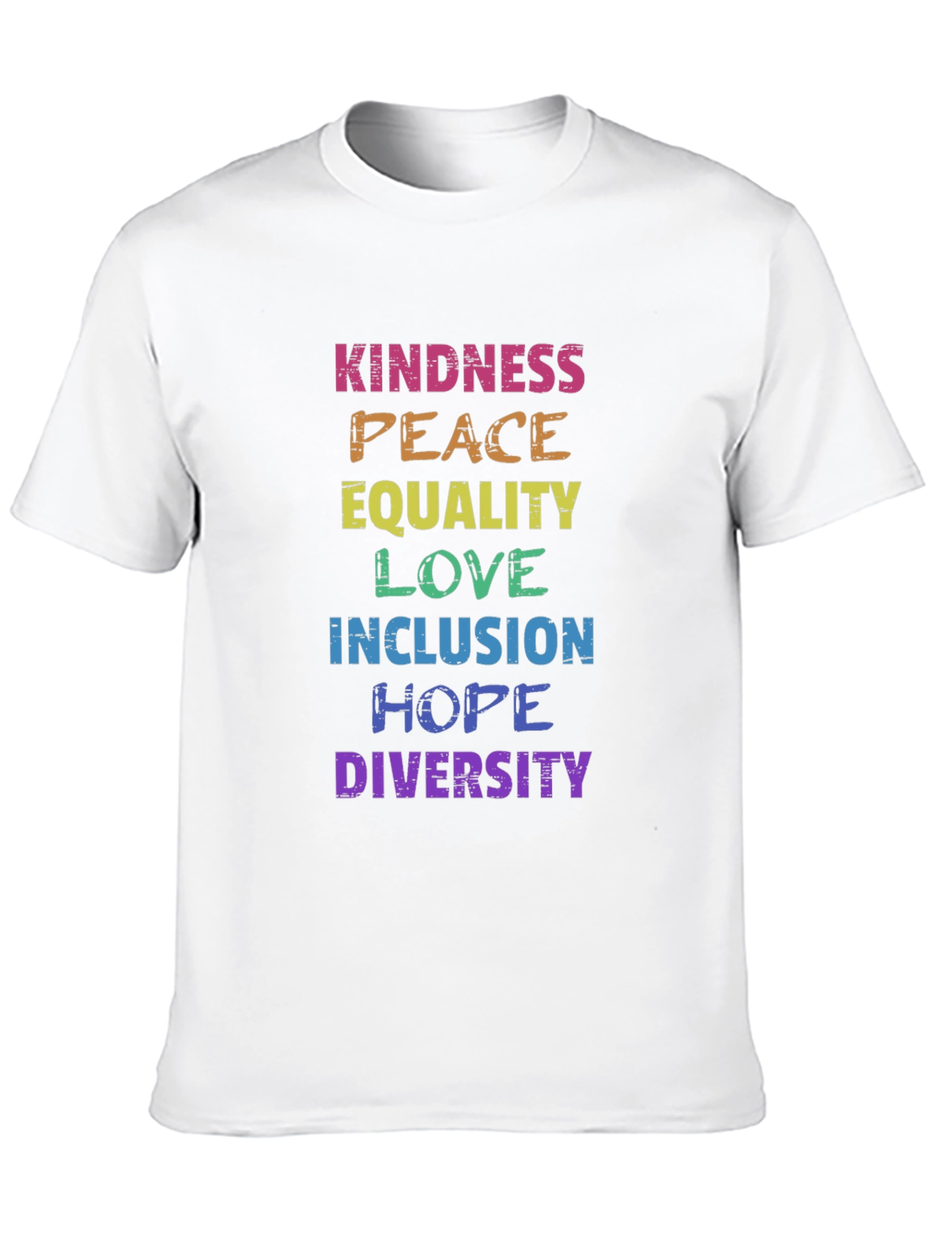 Rainbow Pride Kindness Peace Equality Love T-Shirt