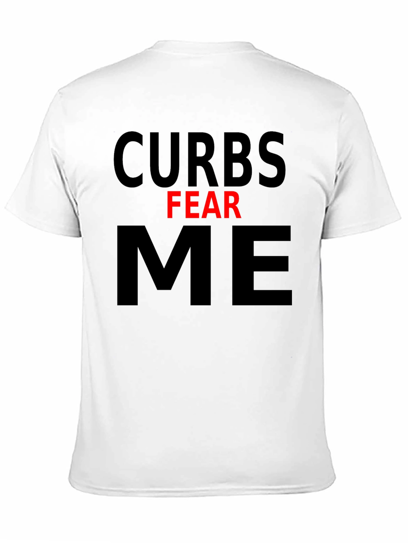 Curbs Fear Me Graphic Tee - Black Cotton T-Shirt