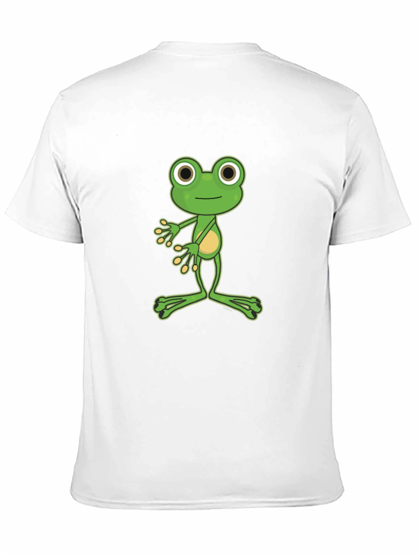 Funny Frog Graphic Tee - Black Cotton T-Shirt