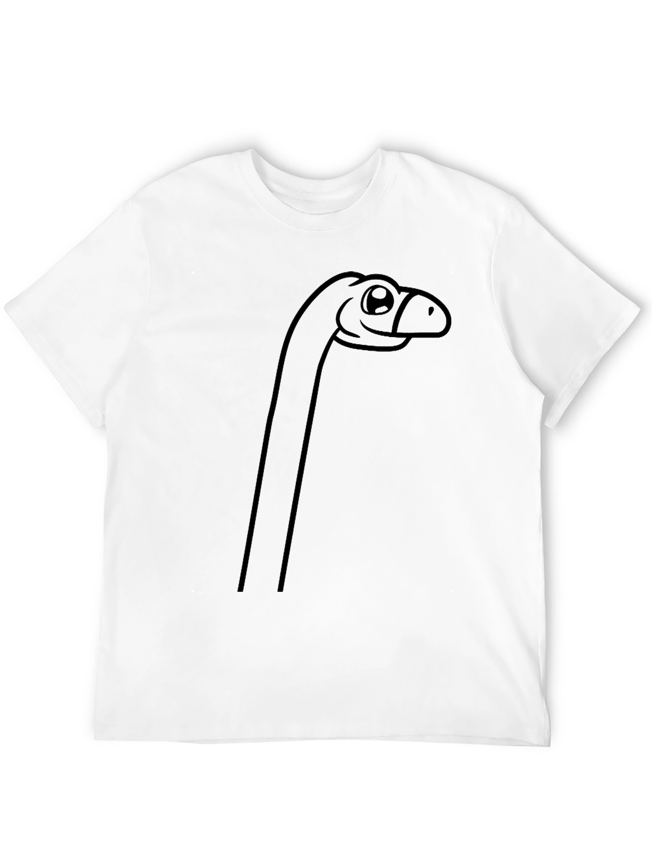 Cartoon Dinosaur Graphic T-Shirt