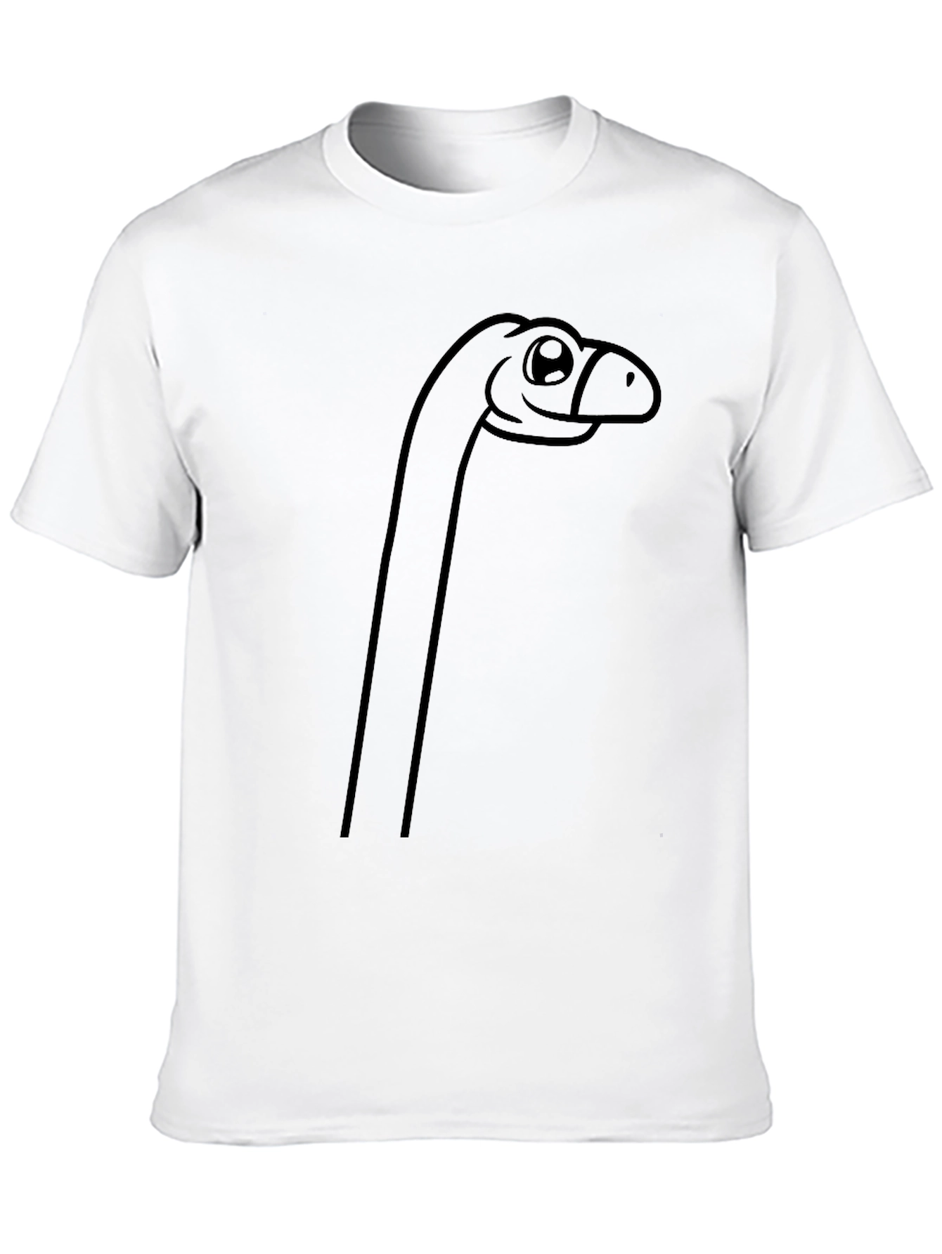 Cartoon Dinosaur Graphic T-Shirt