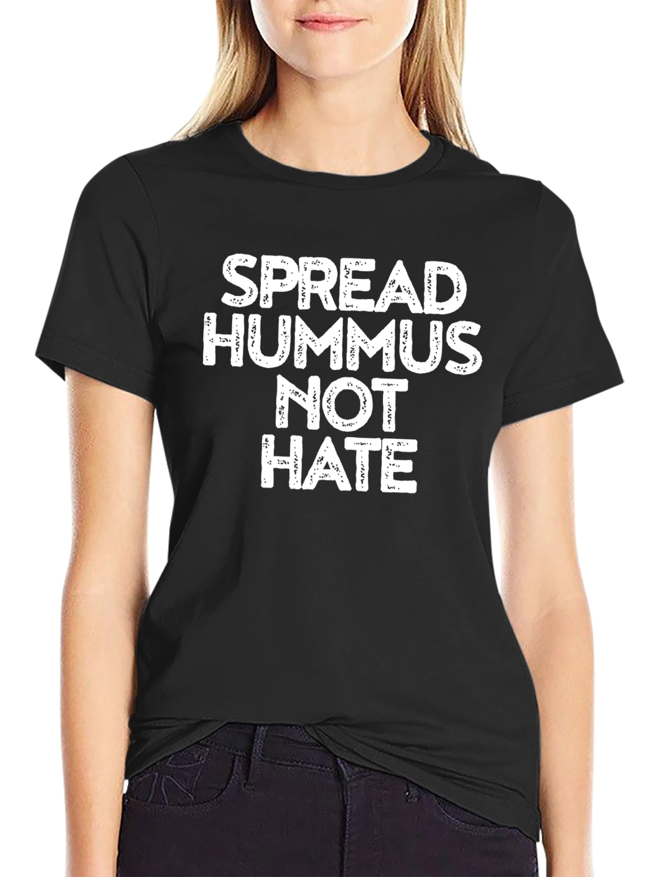 Spread Hummus Not Hate Graphic Tee - Unisex