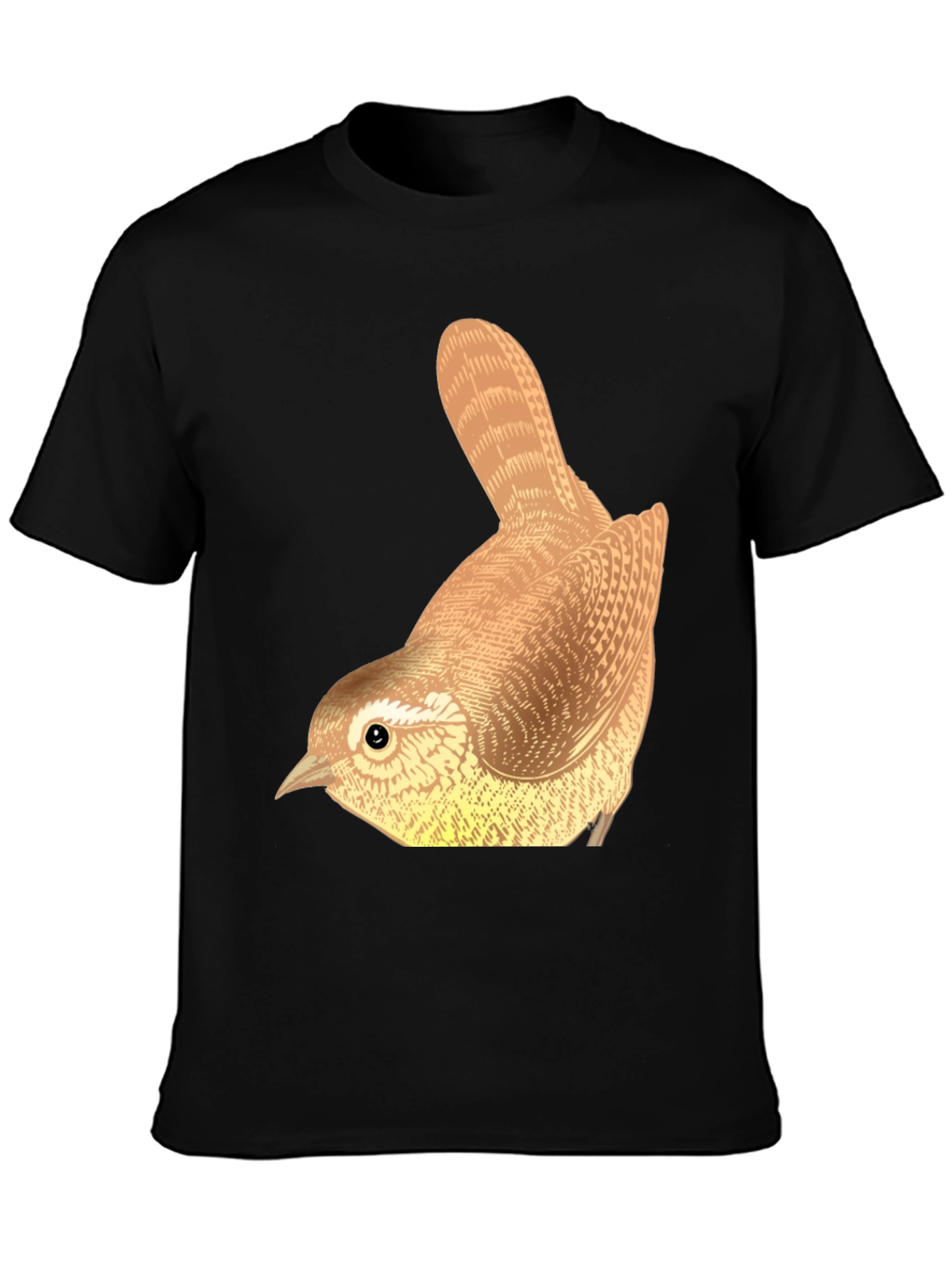 Wren Bird Graphic Tee - Nature Lover T-Shirt