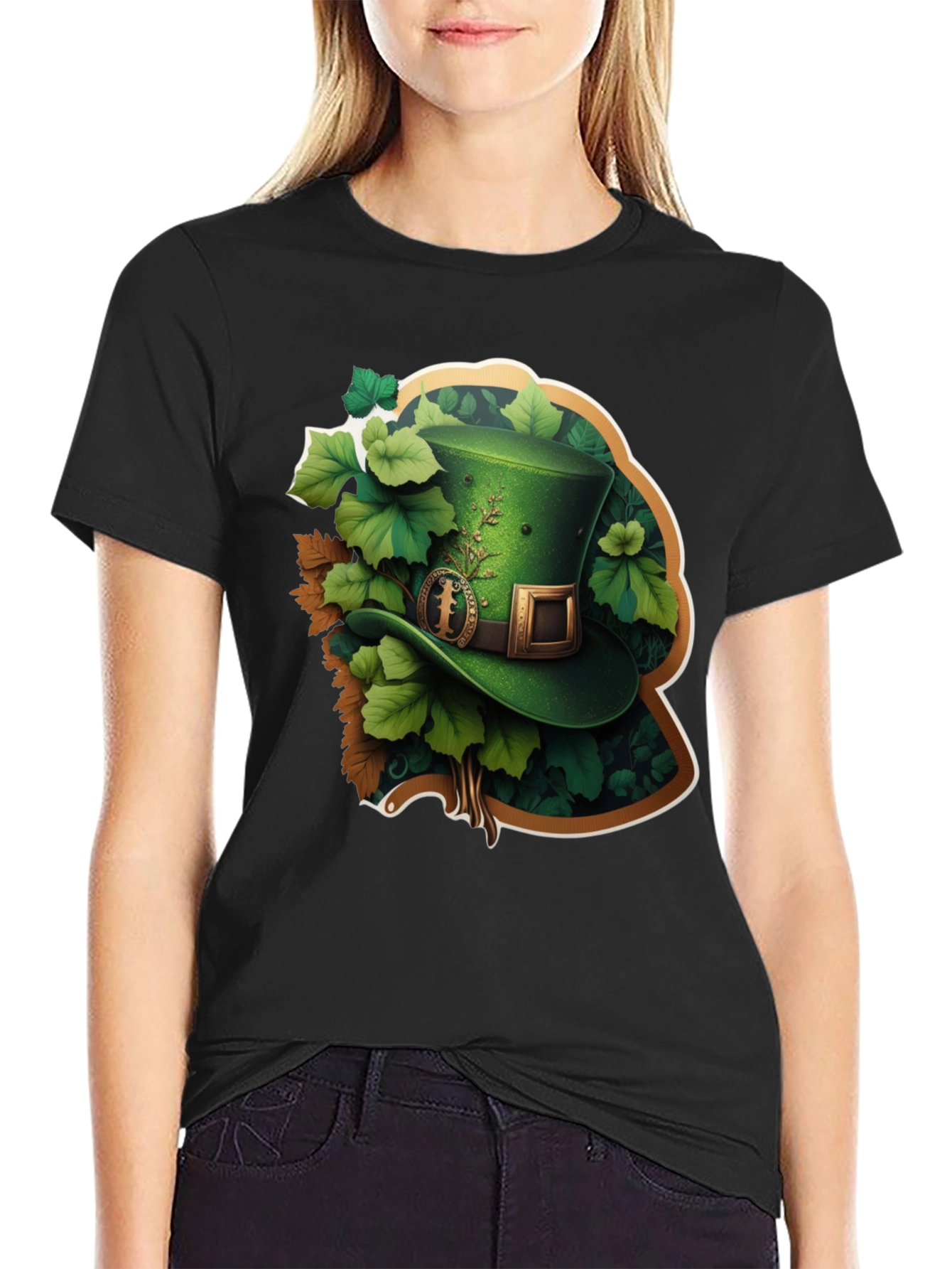 Lucky Leprechaun Hat Graphic T-Shirt