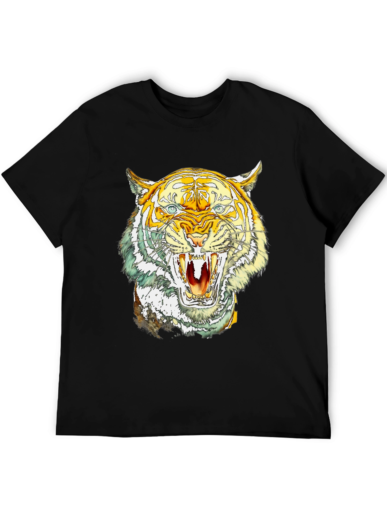 Bold Tiger Graphic Tee - Fierce Animal Print T-Shirt