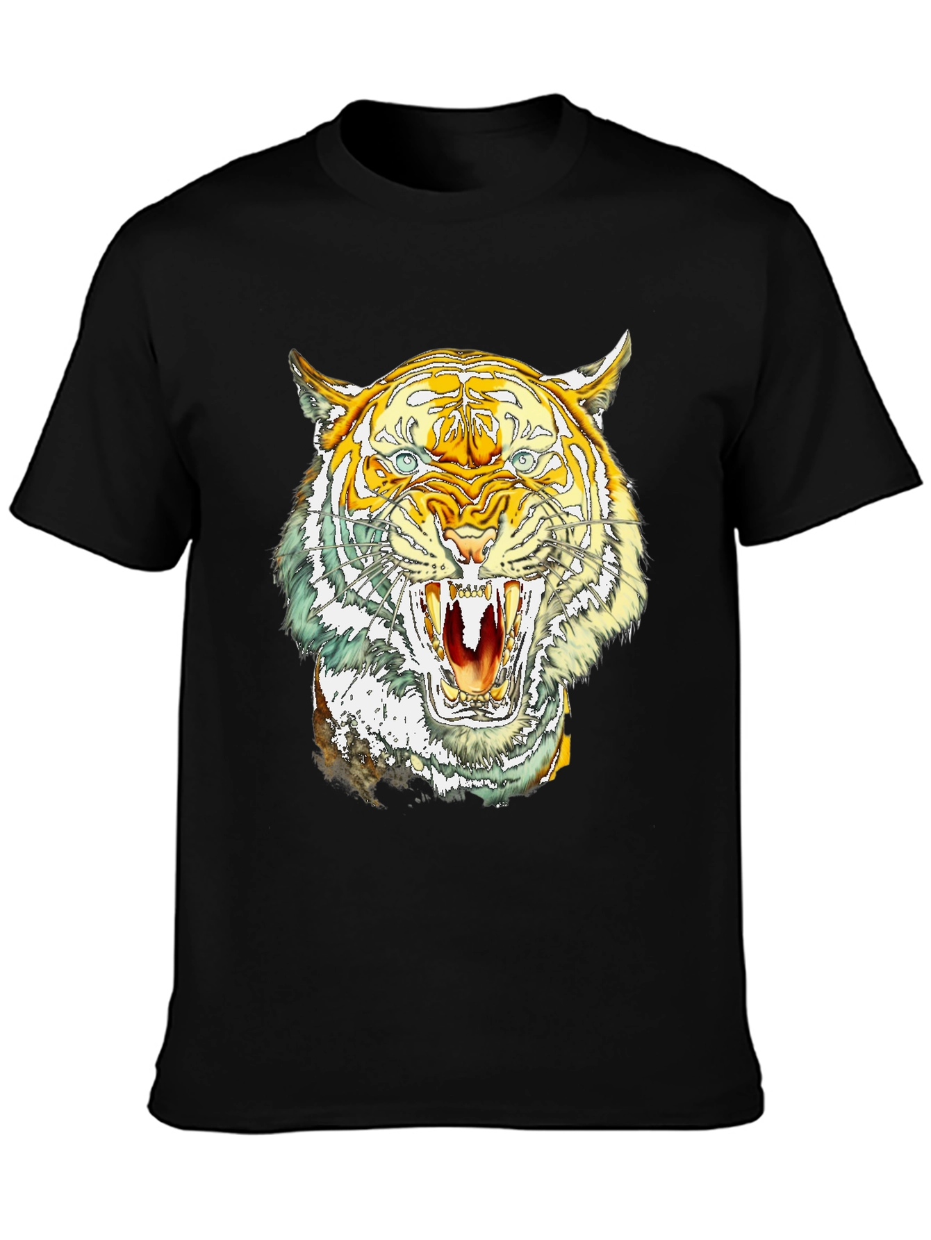 Bold Tiger Graphic Tee - Fierce Animal Print T-Shirt