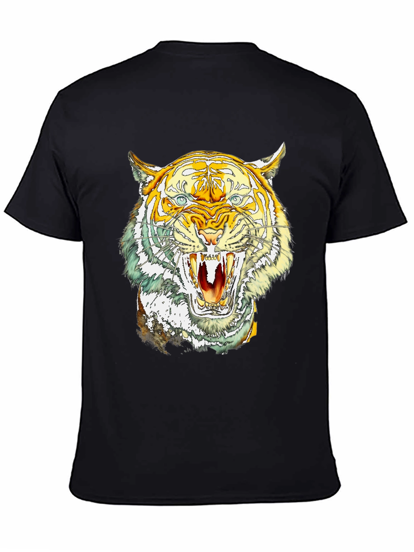 Bold Tiger Graphic Tee - Fierce Animal Print T-Shirt