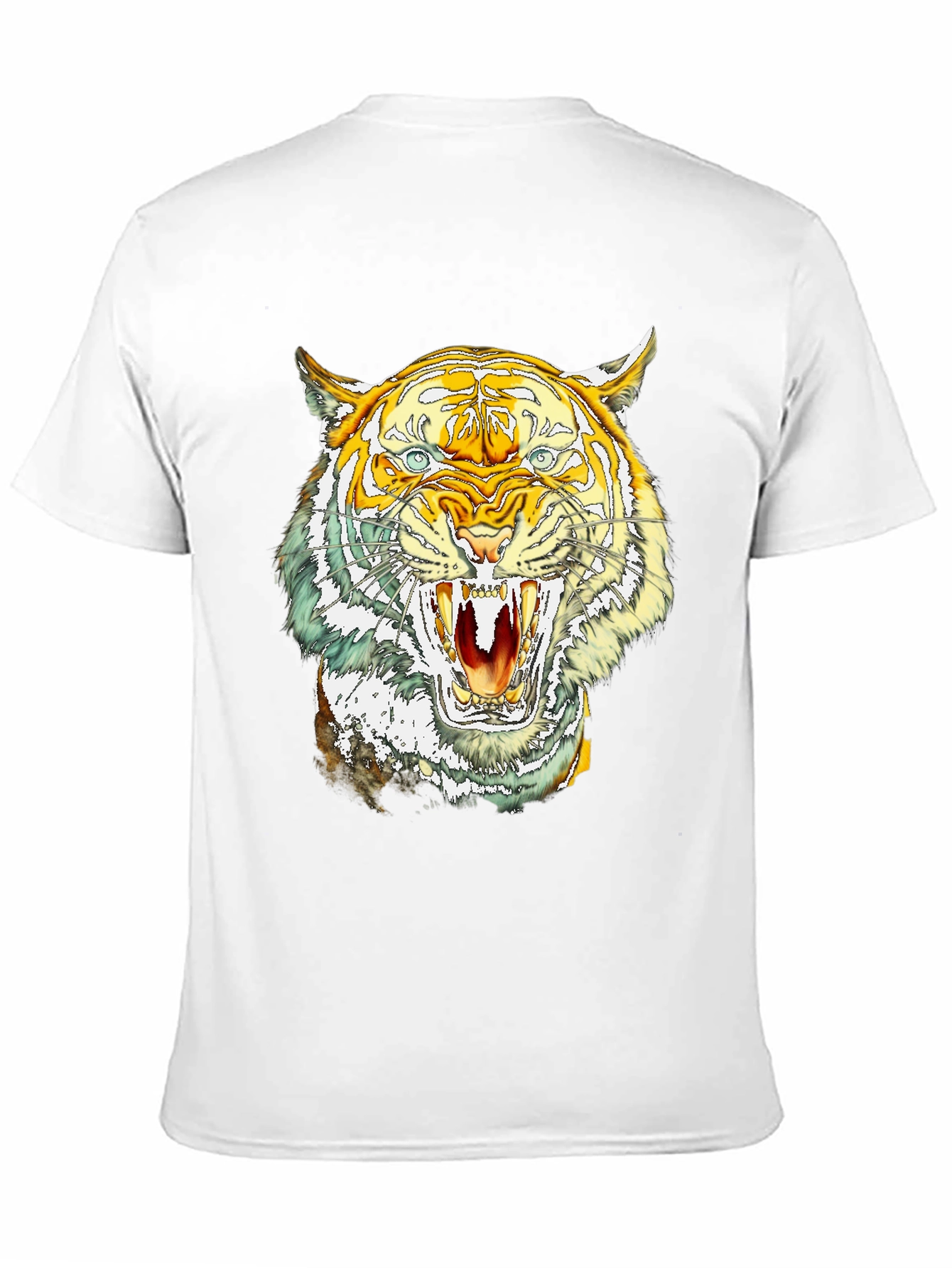 Bold Tiger Graphic Tee - Fierce Animal Print T-Shirt