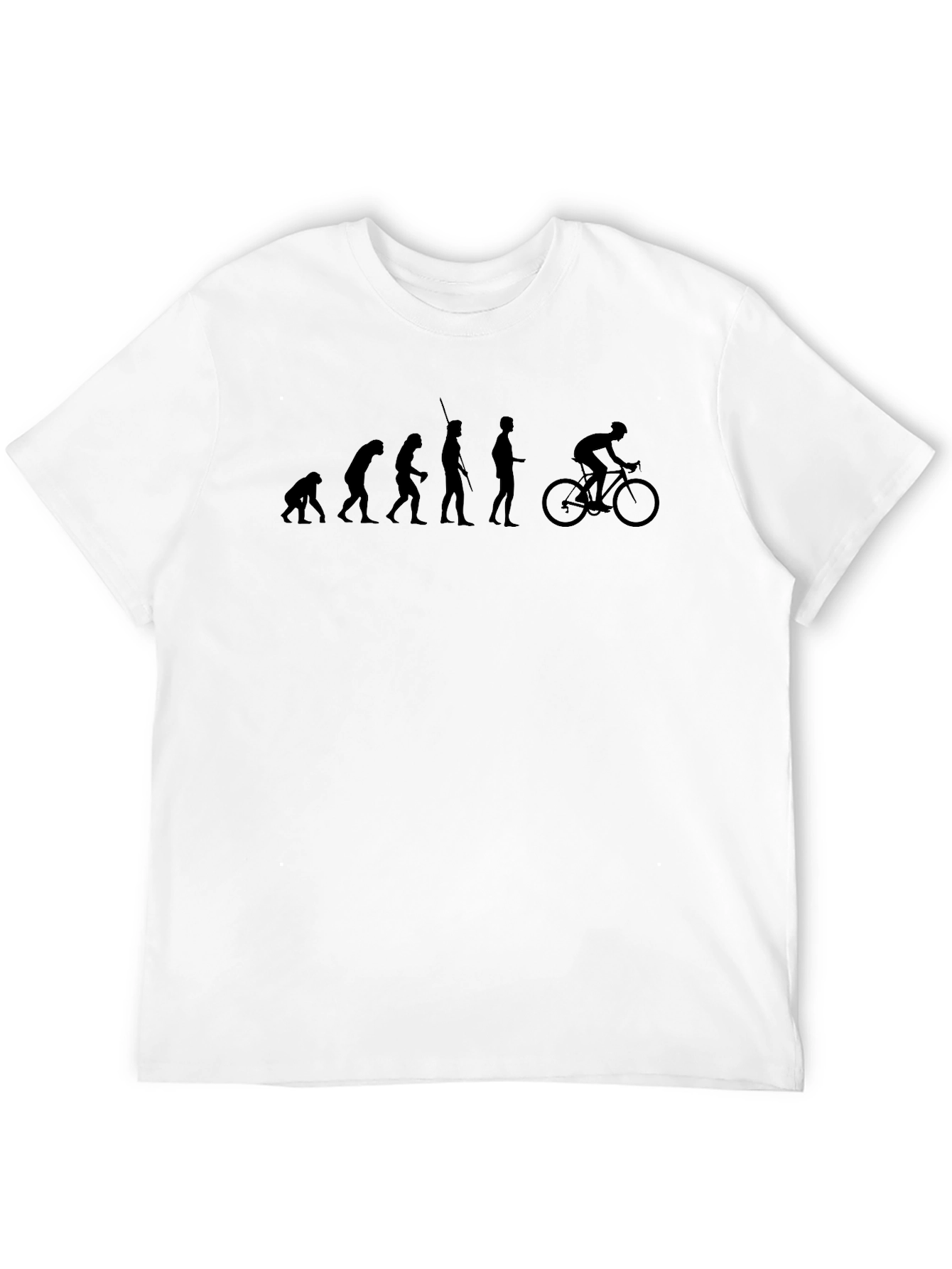 Evolution of Cyclist Graphic T-Shirt