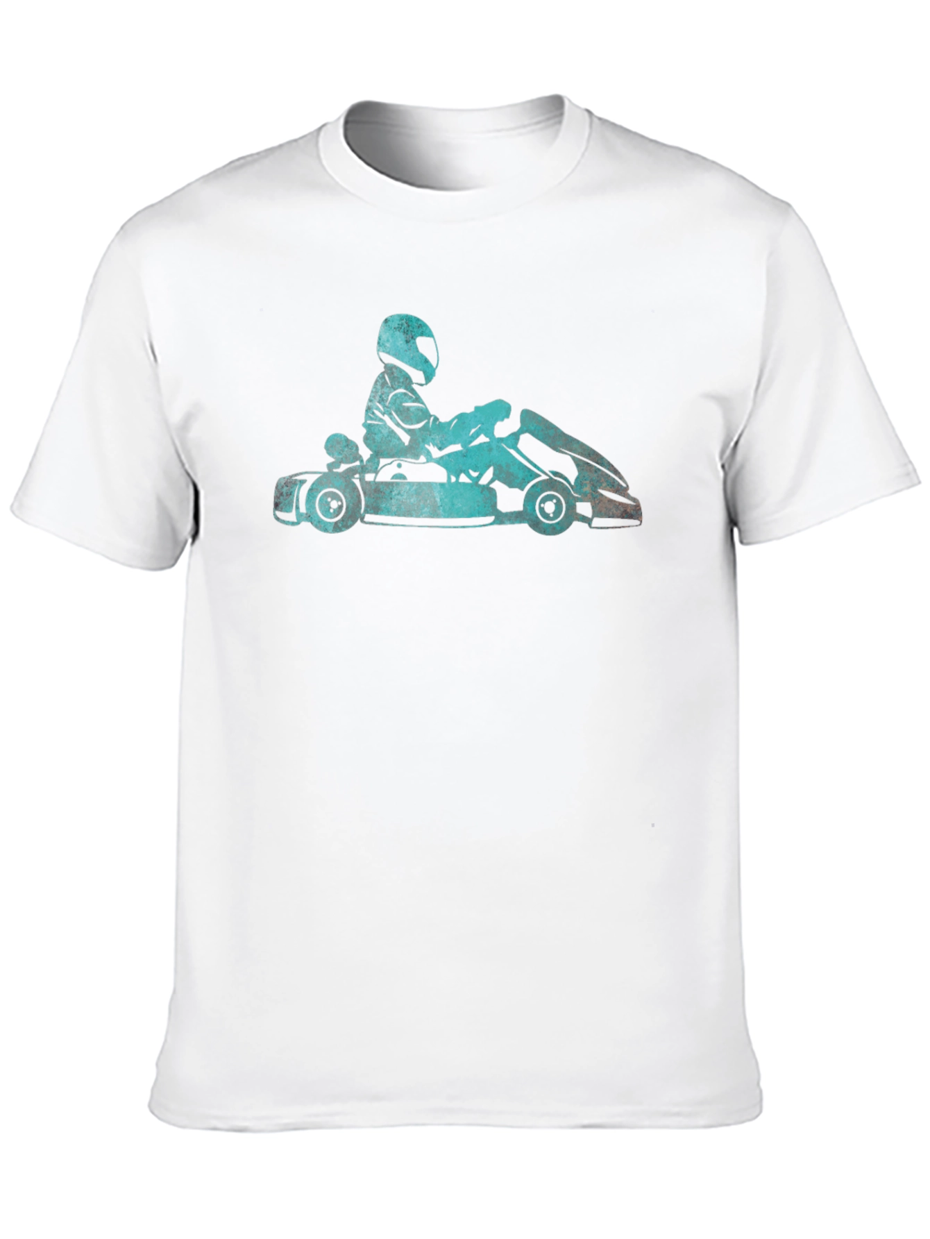 Go Karting T-Shirt - Black Cotton Tee