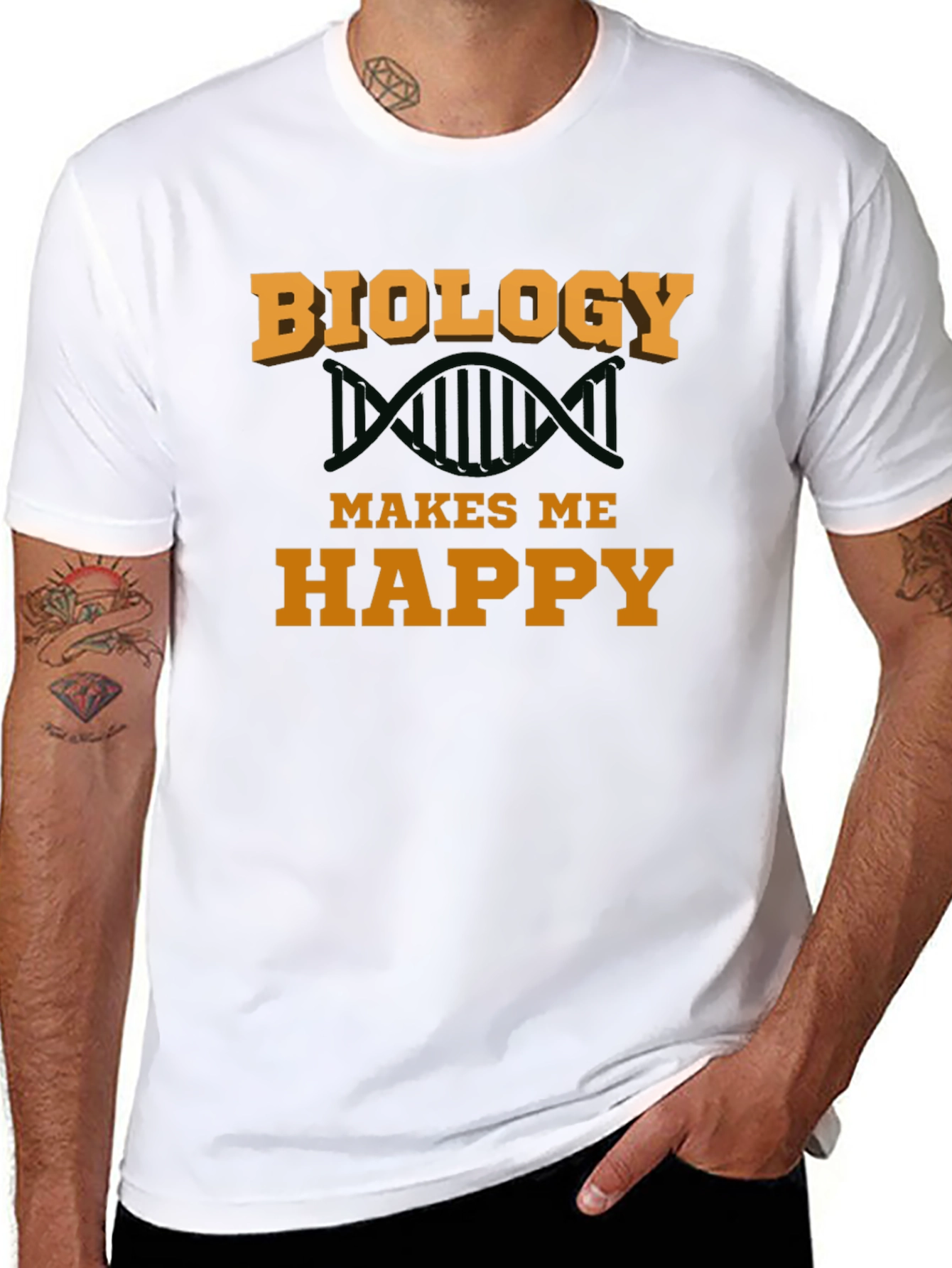 Biology Makes Me Happy T-Shirt