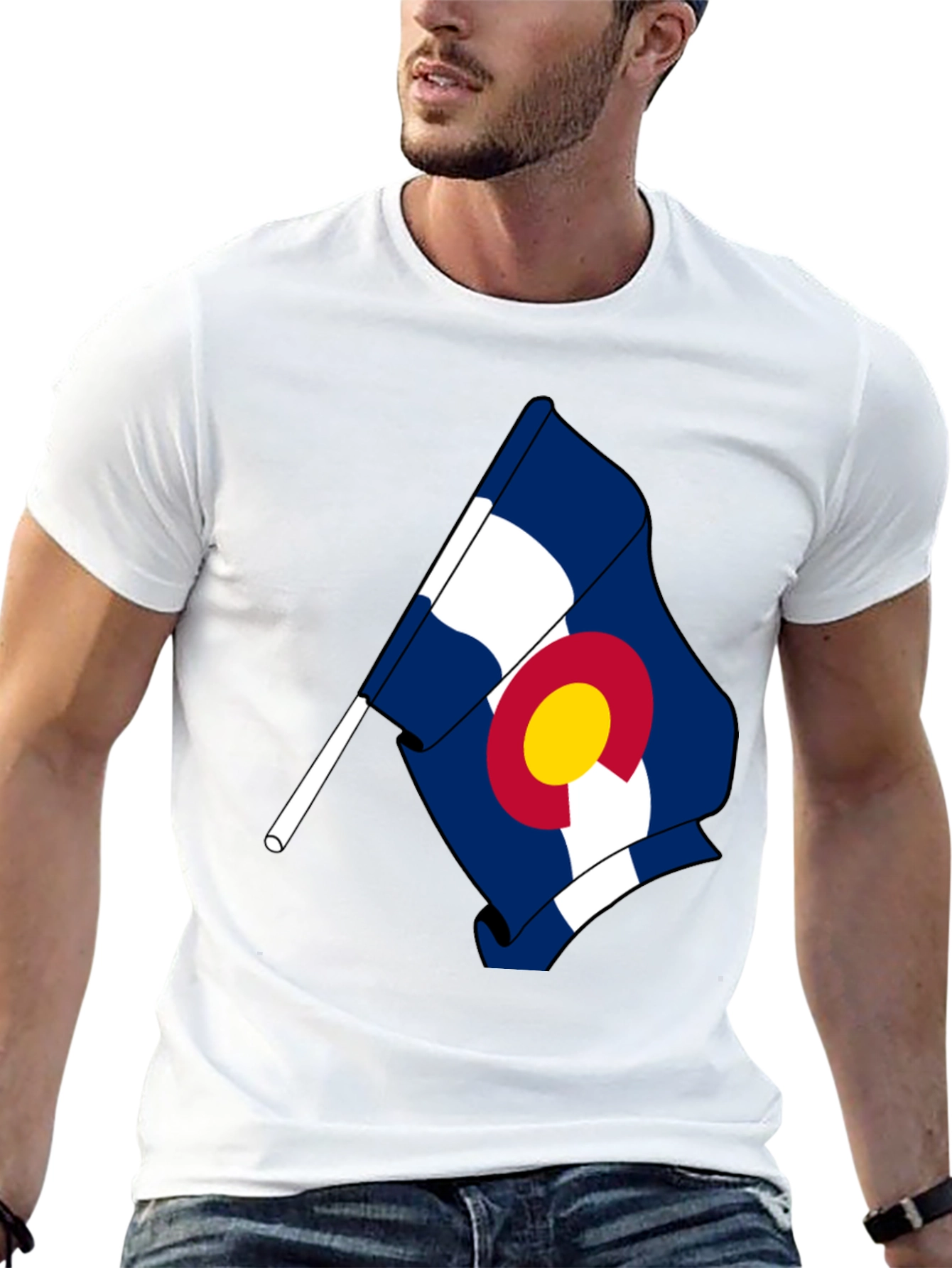 Colorado Flag Graphic T-Shirt