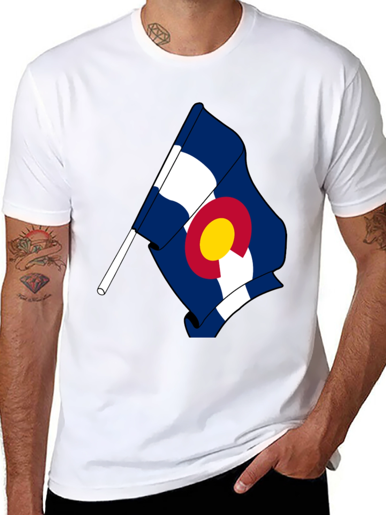 Colorado Flag Graphic T-Shirt