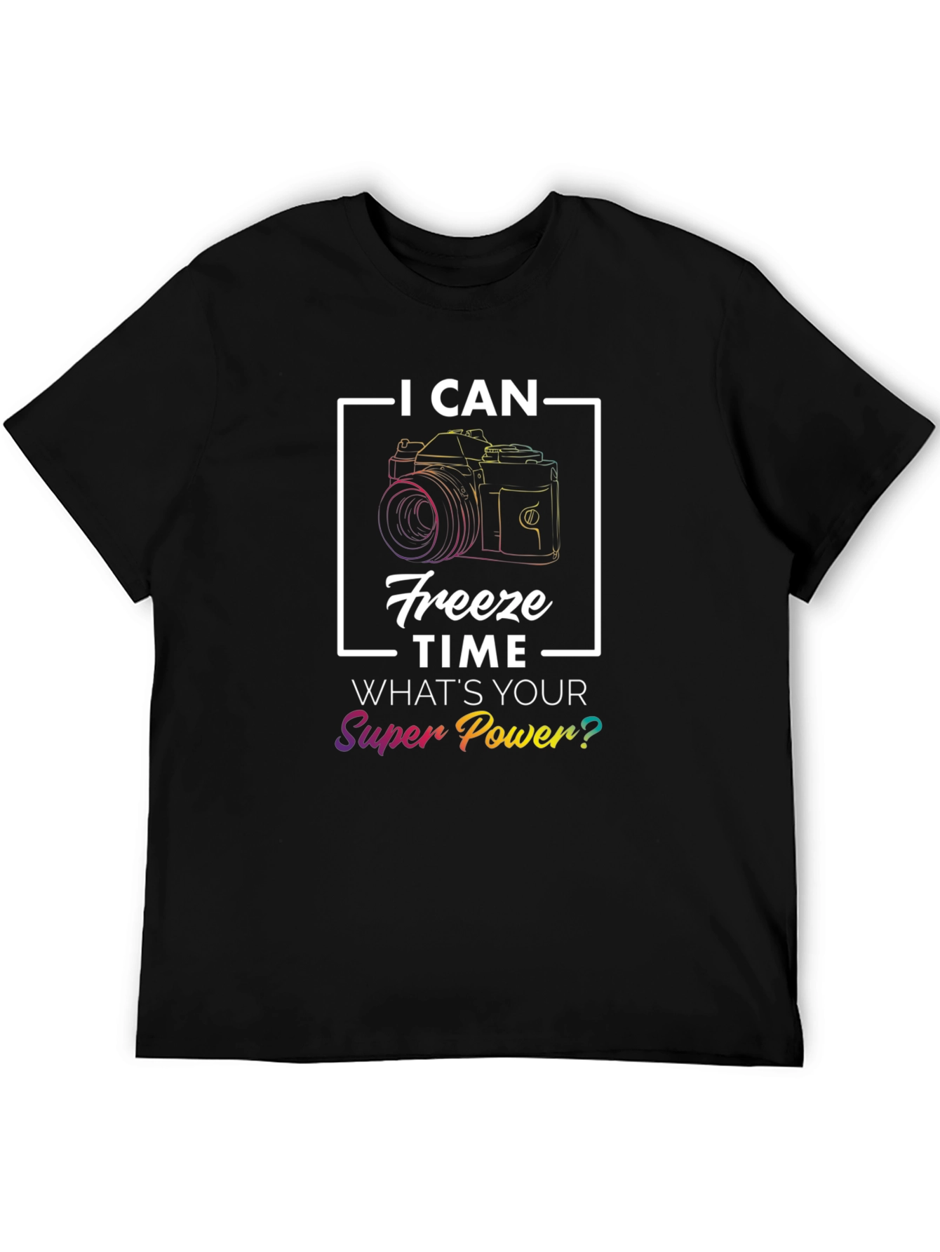 I Can Freeze Time Camera Graphic T-Shirt