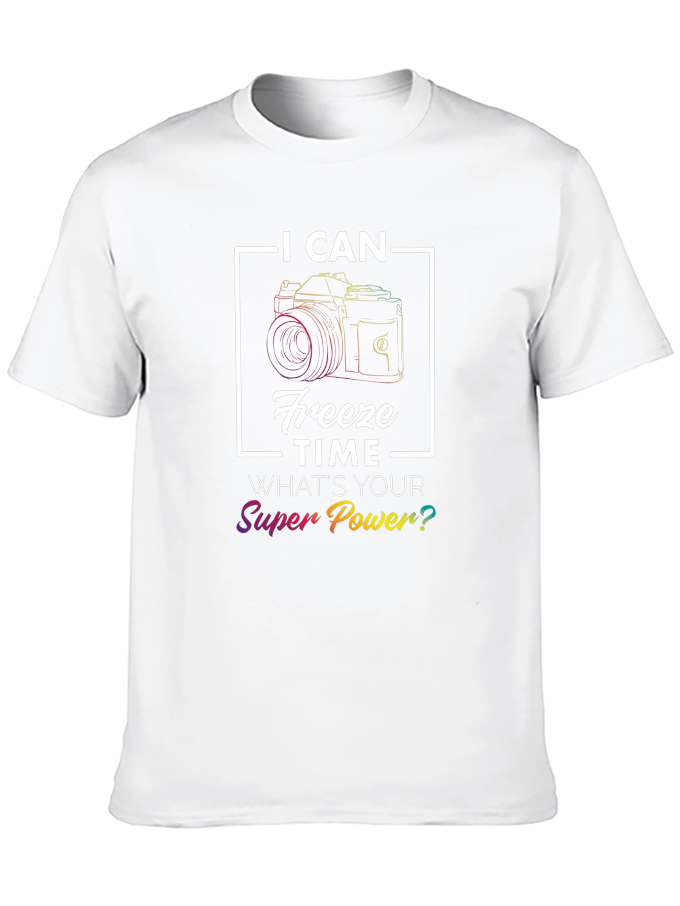 I Can Freeze Time Camera Graphic T-Shirt