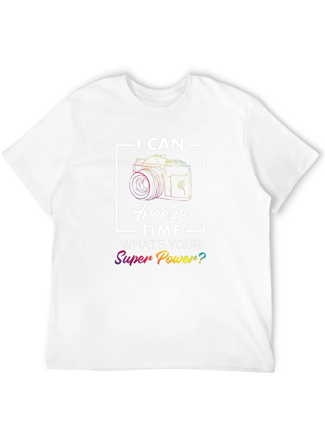 I Can Freeze Time Camera Graphic T-Shirt