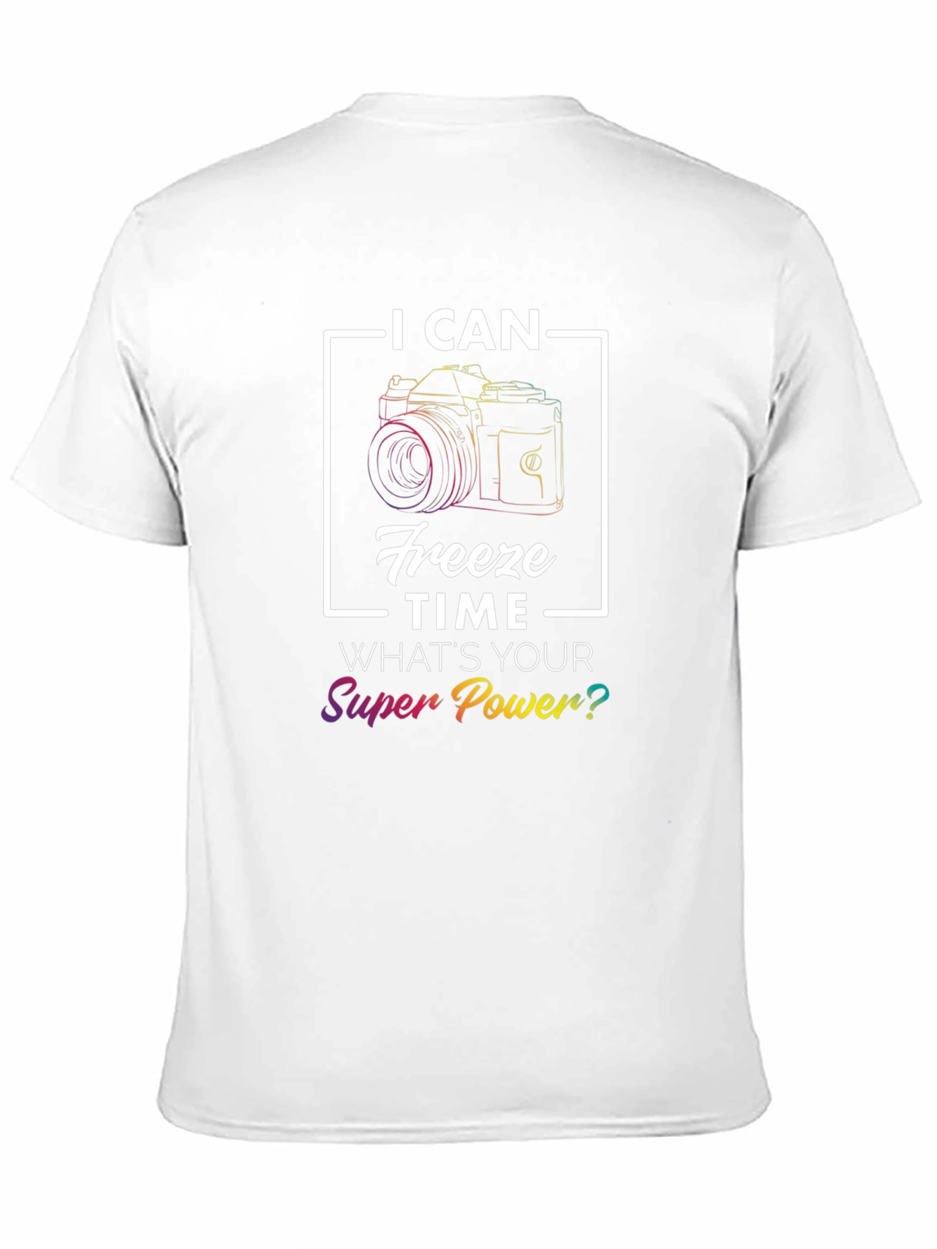 I Can Freeze Time Camera Graphic T-Shirt