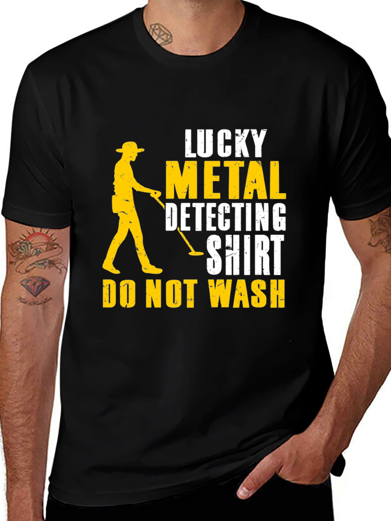 Lucky Metal Detecting Shirt - Mens Graphic Tee