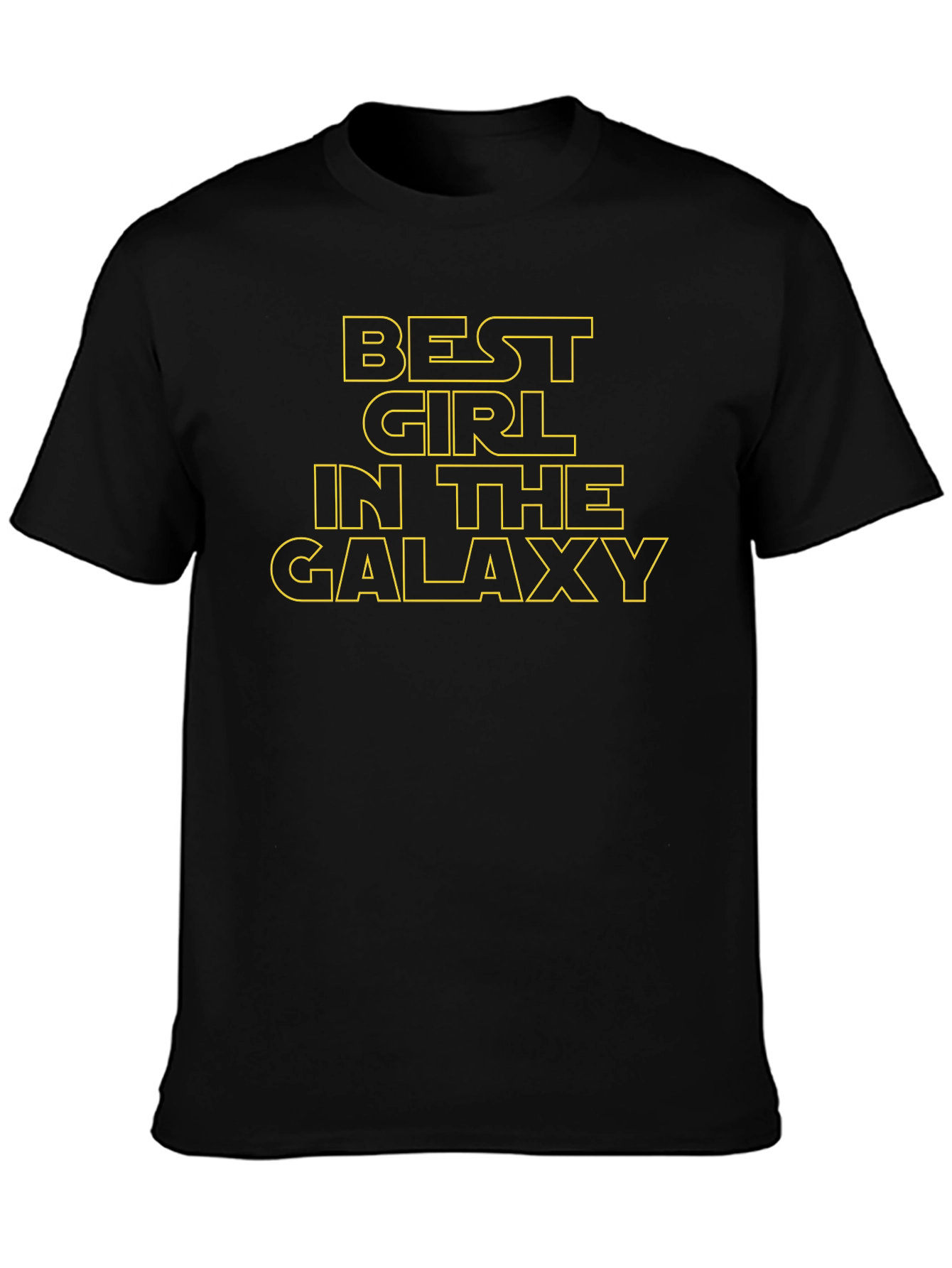 Best Girl in the Galaxy Black T-Shirt