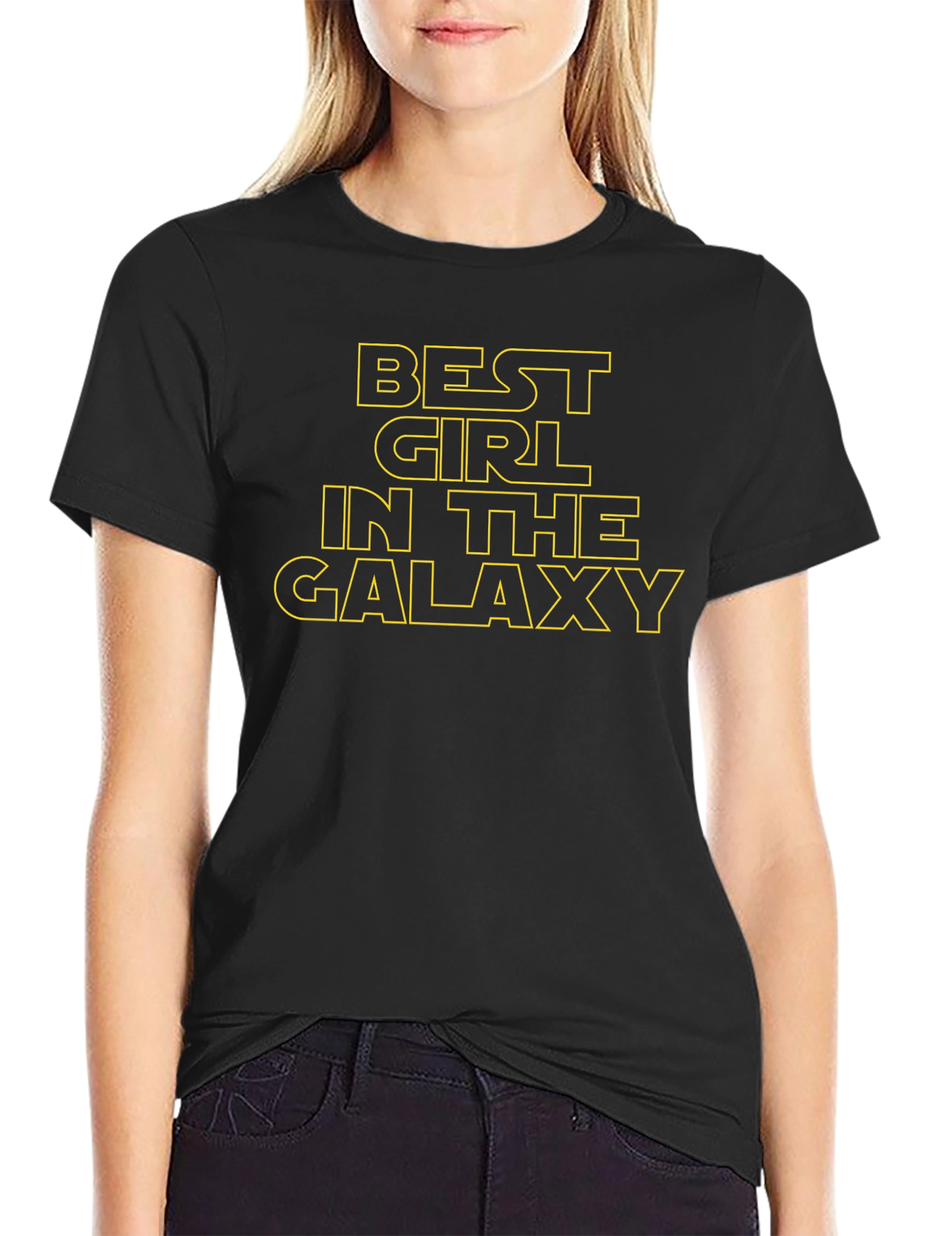 Best Girl in the Galaxy Black T-Shirt