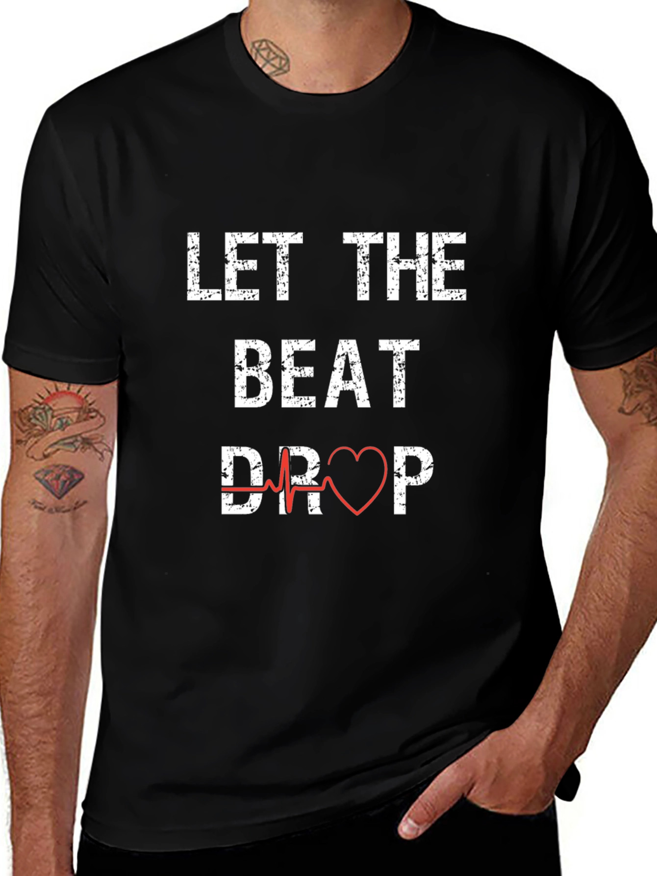 Let The Beat Drop Graphic Tee