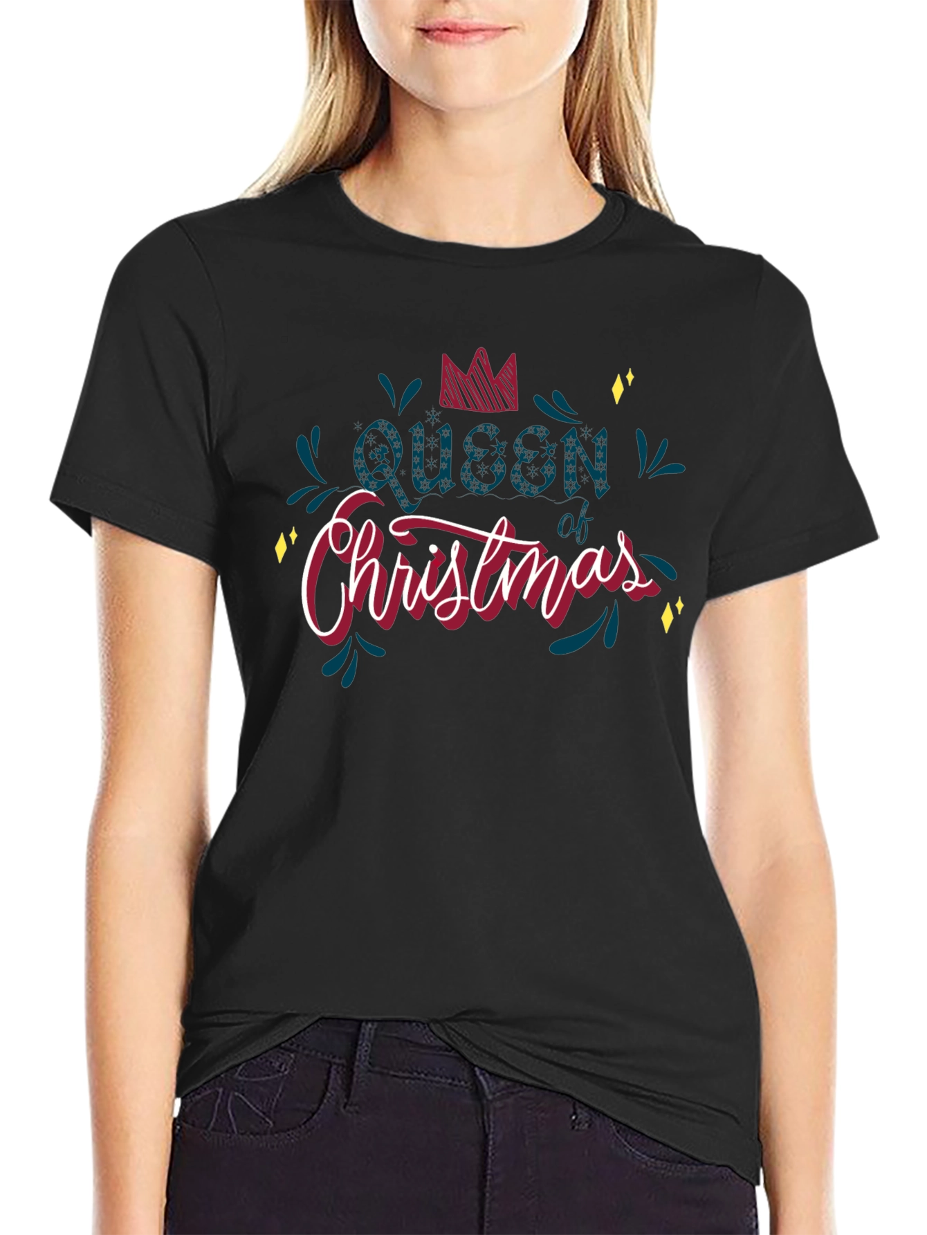 Queen of Christmas Graphic T-Shirt