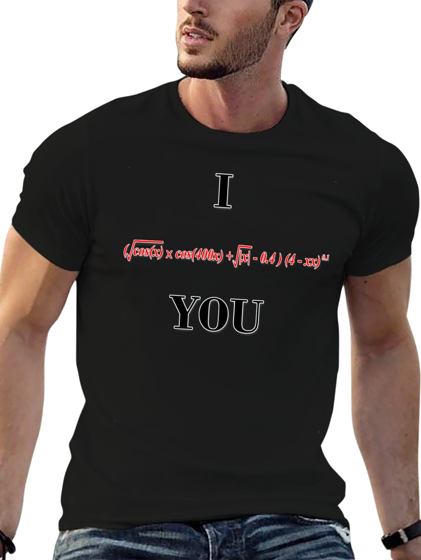 Math Equation I Love You Graphic T-Shirt