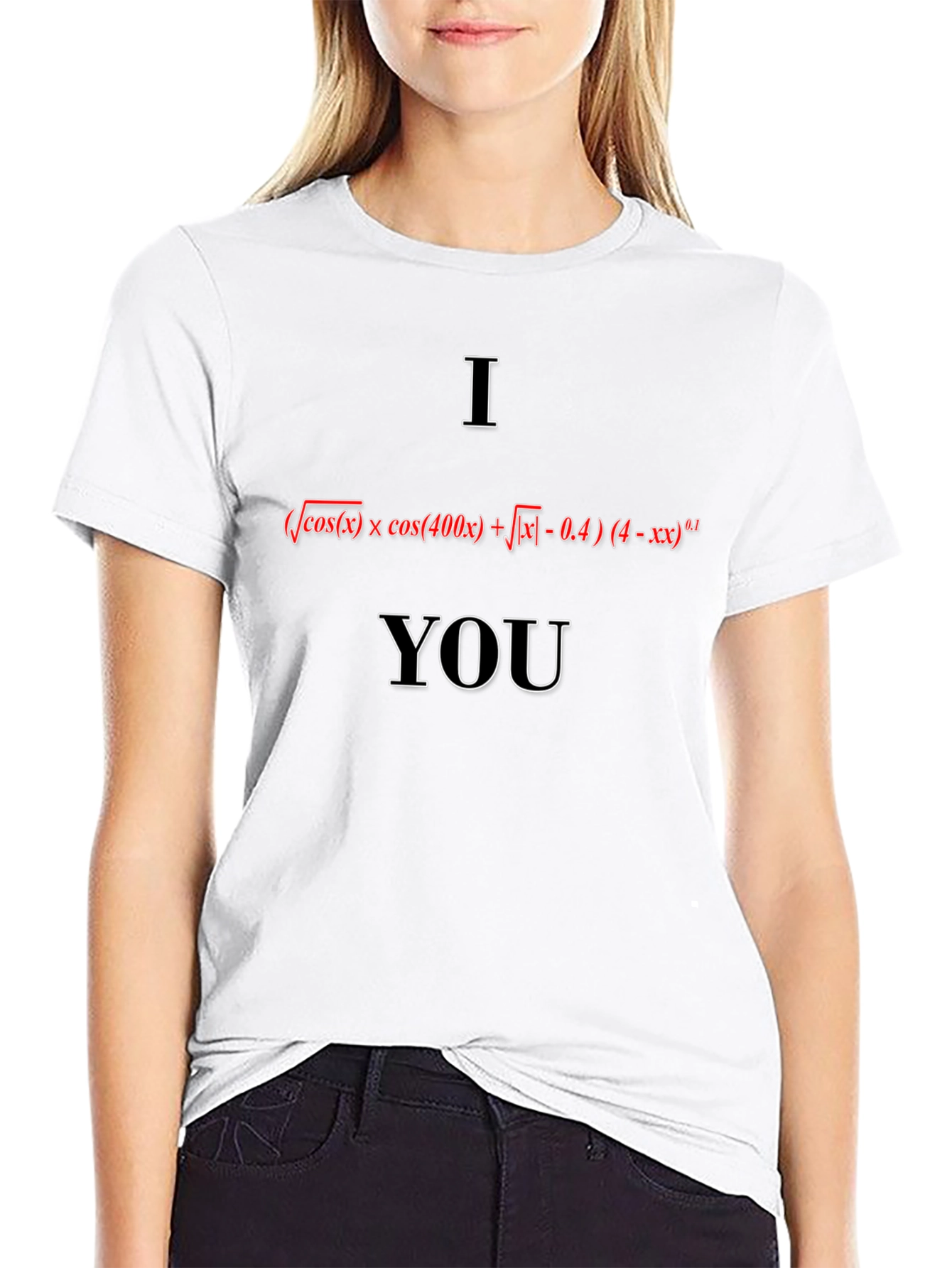 Math Equation I Love You Graphic T-Shirt