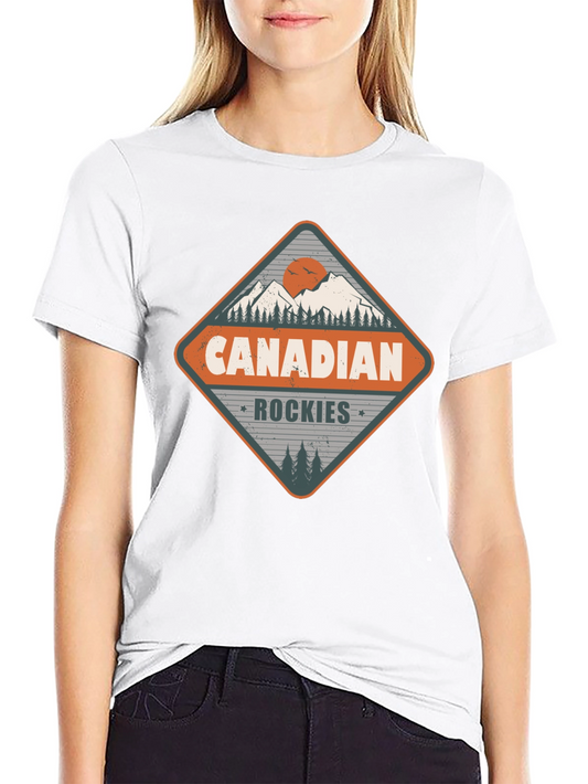 Canadian Rockies Graphic Tee - Vintage Style