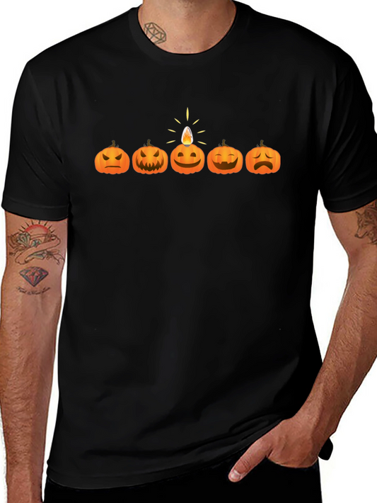 Halloween Pumpkin Faces T-Shirt