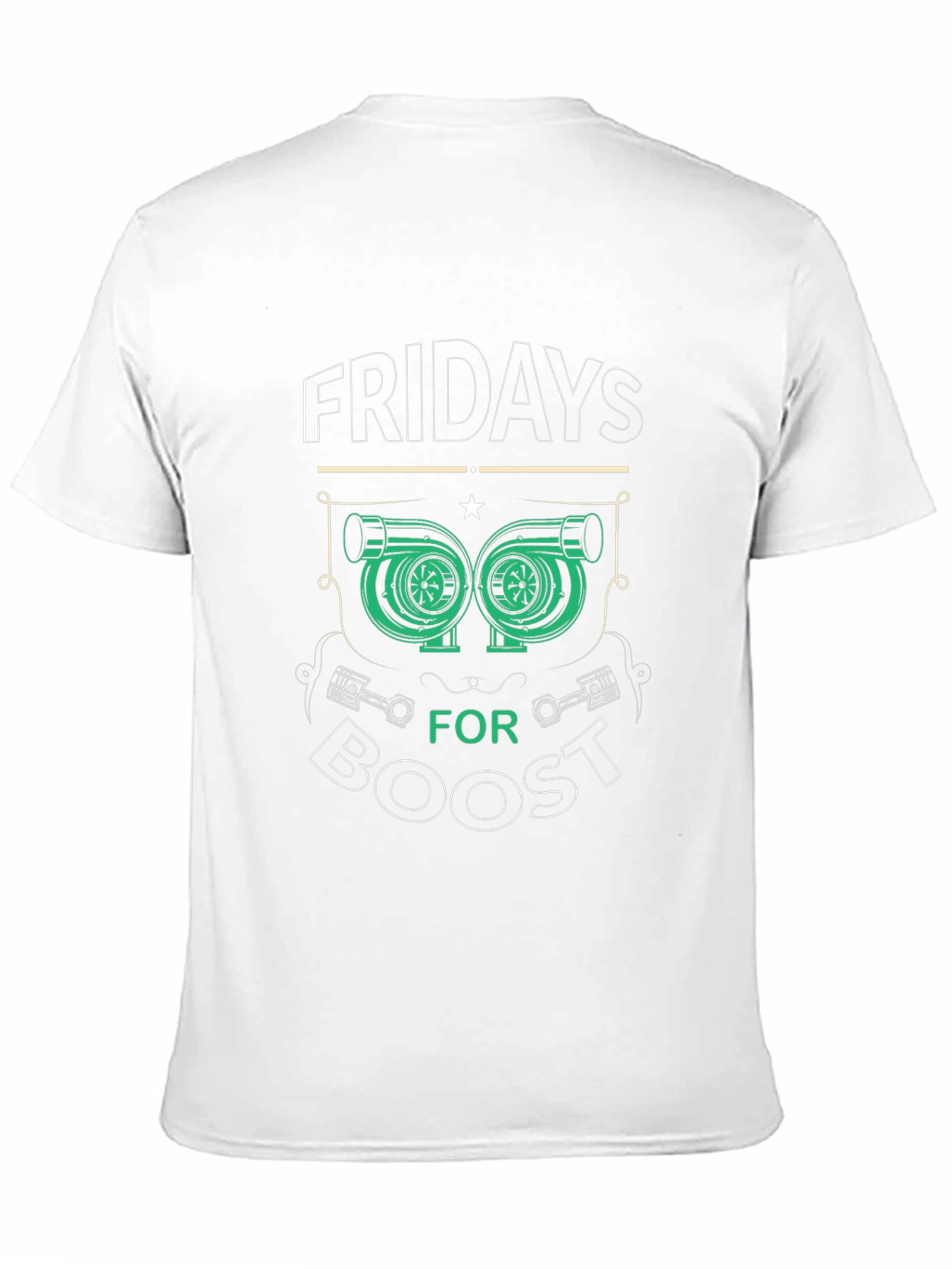 Fridays for Boost T-Shirt - Turbocharged Style