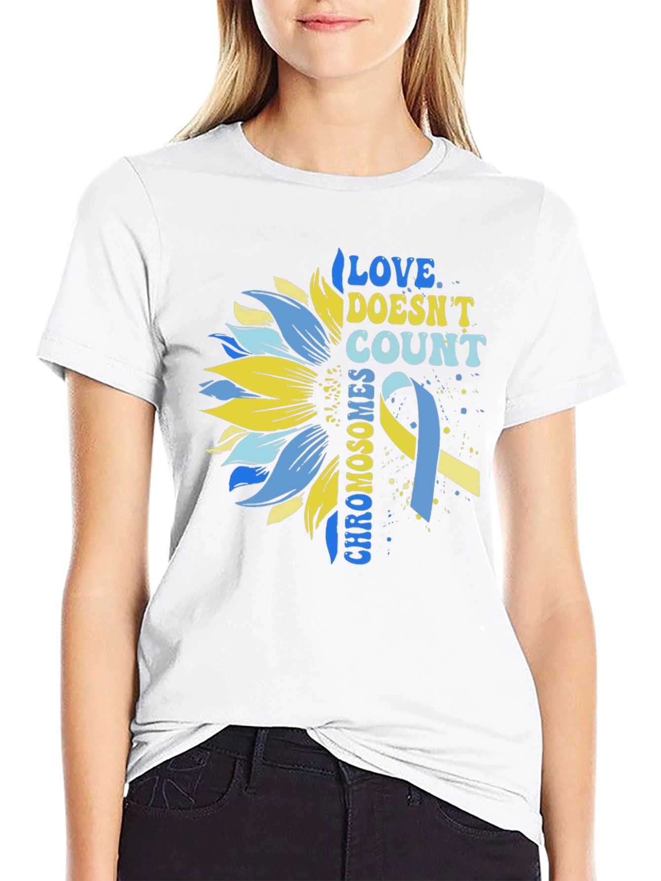 Love Doesnt Count Chromosomes Awareness T-Shirt