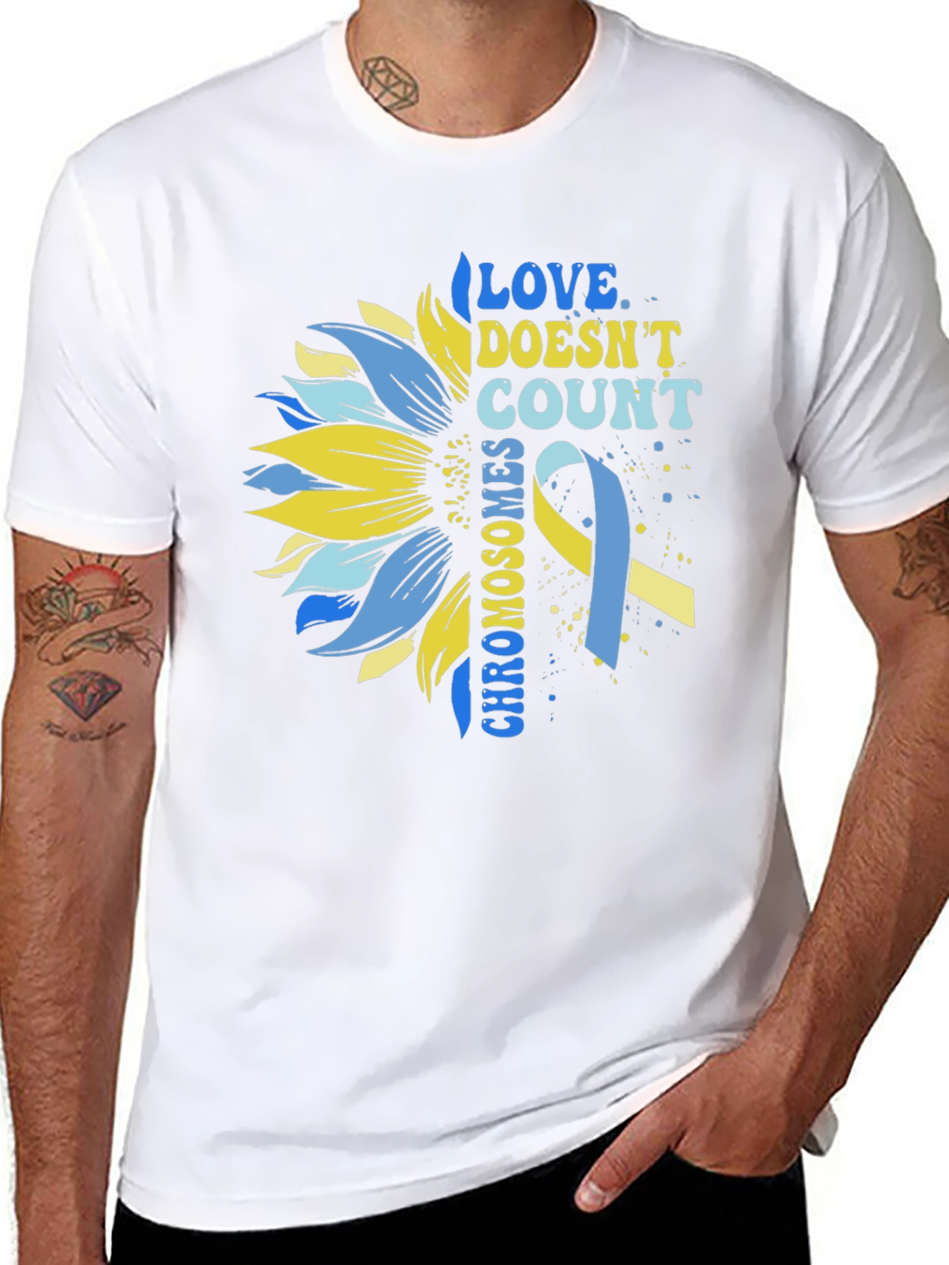 Love Doesnt Count Chromosomes Awareness T-Shirt