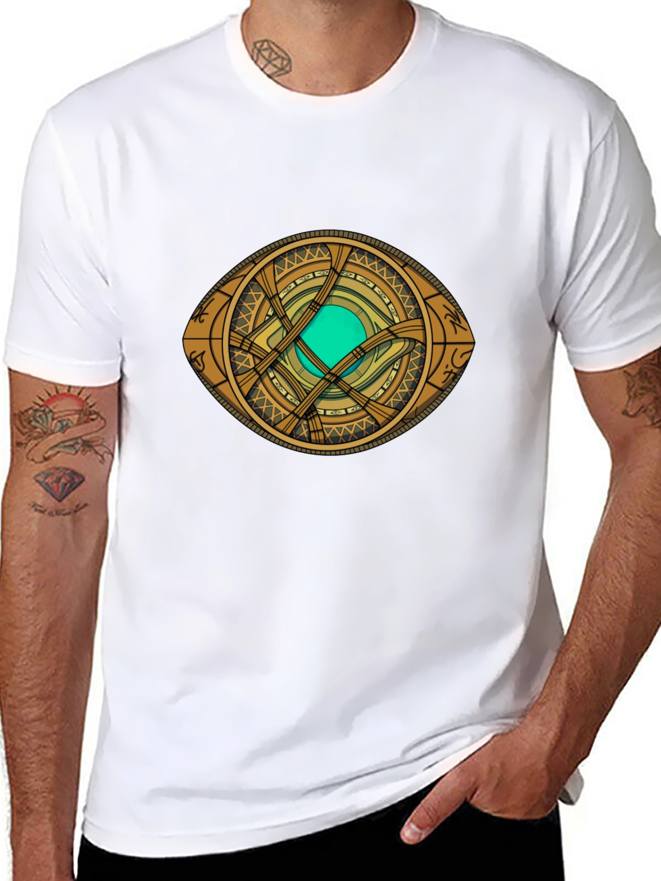 Eye of Agamotto Graphic Tee - Black