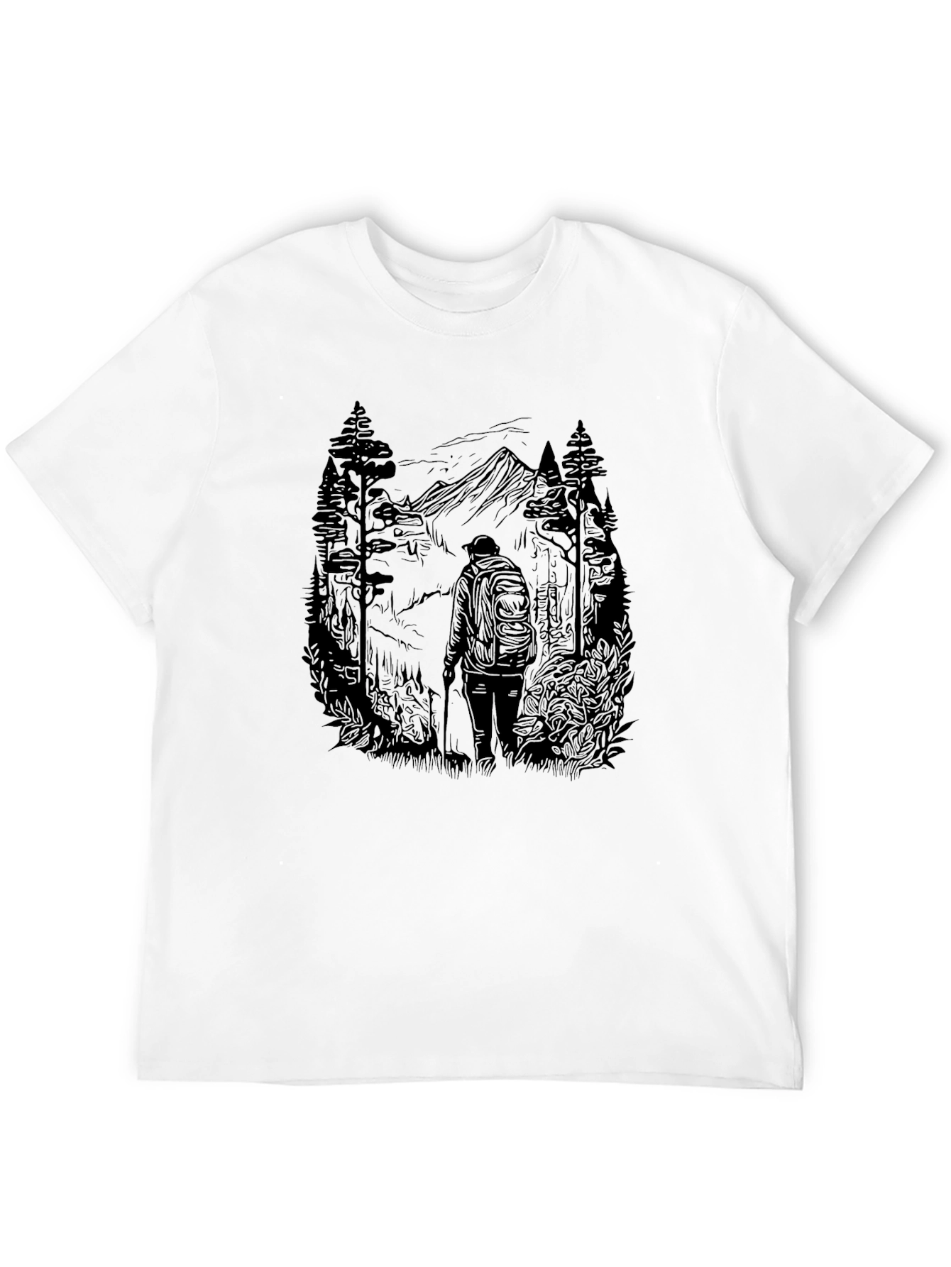 Mountain Hiker Graphic Tee - Adventure Awaits