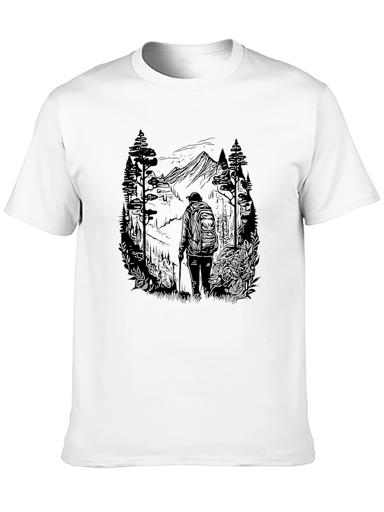 Mountain Hiker Graphic Tee - Adventure Awaits