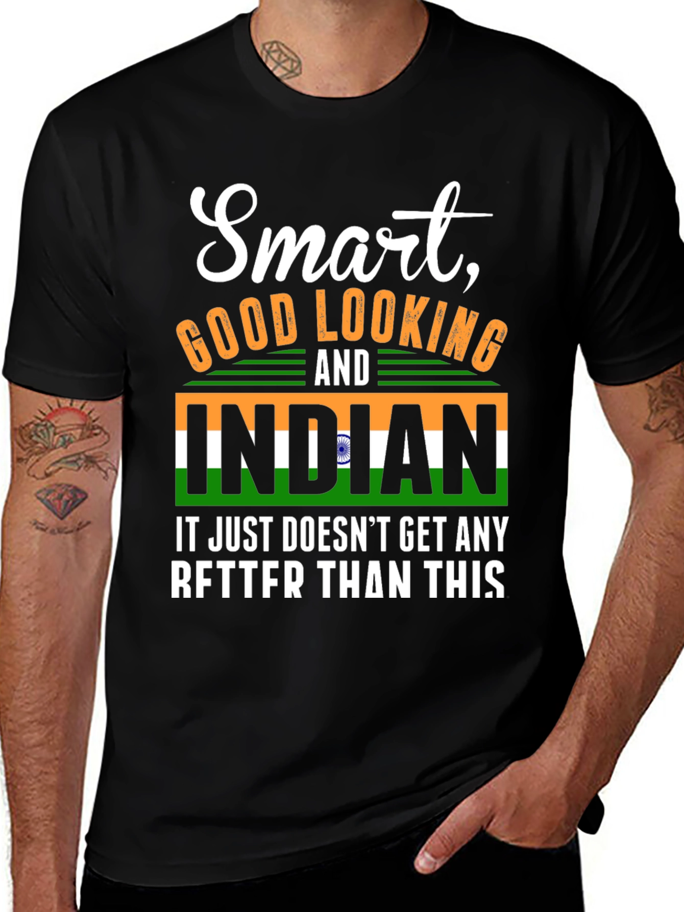 Smart Good Looking Indian T-Shirt