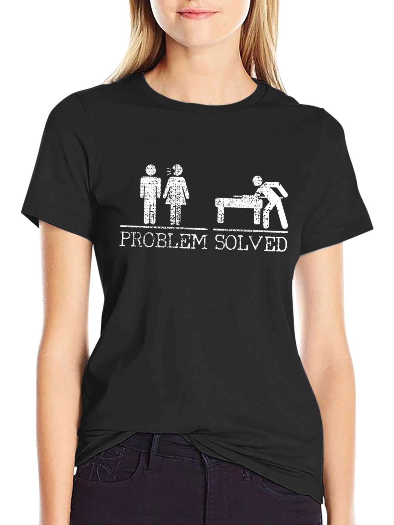 Problem Solved T-Shirt | Funny Billiards Tee