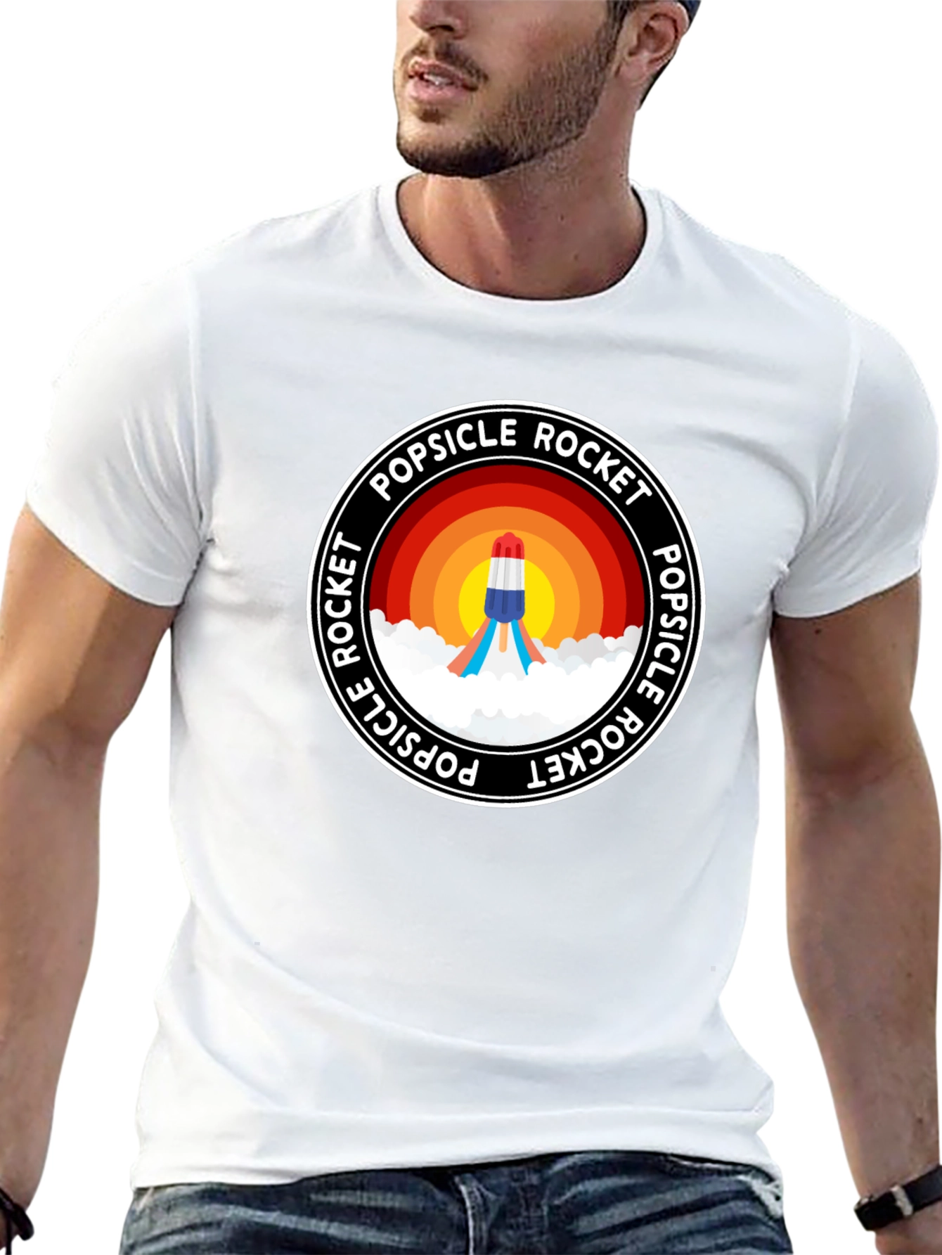 Popsicle Rocket T-Shirt - Fun Graphic Tee