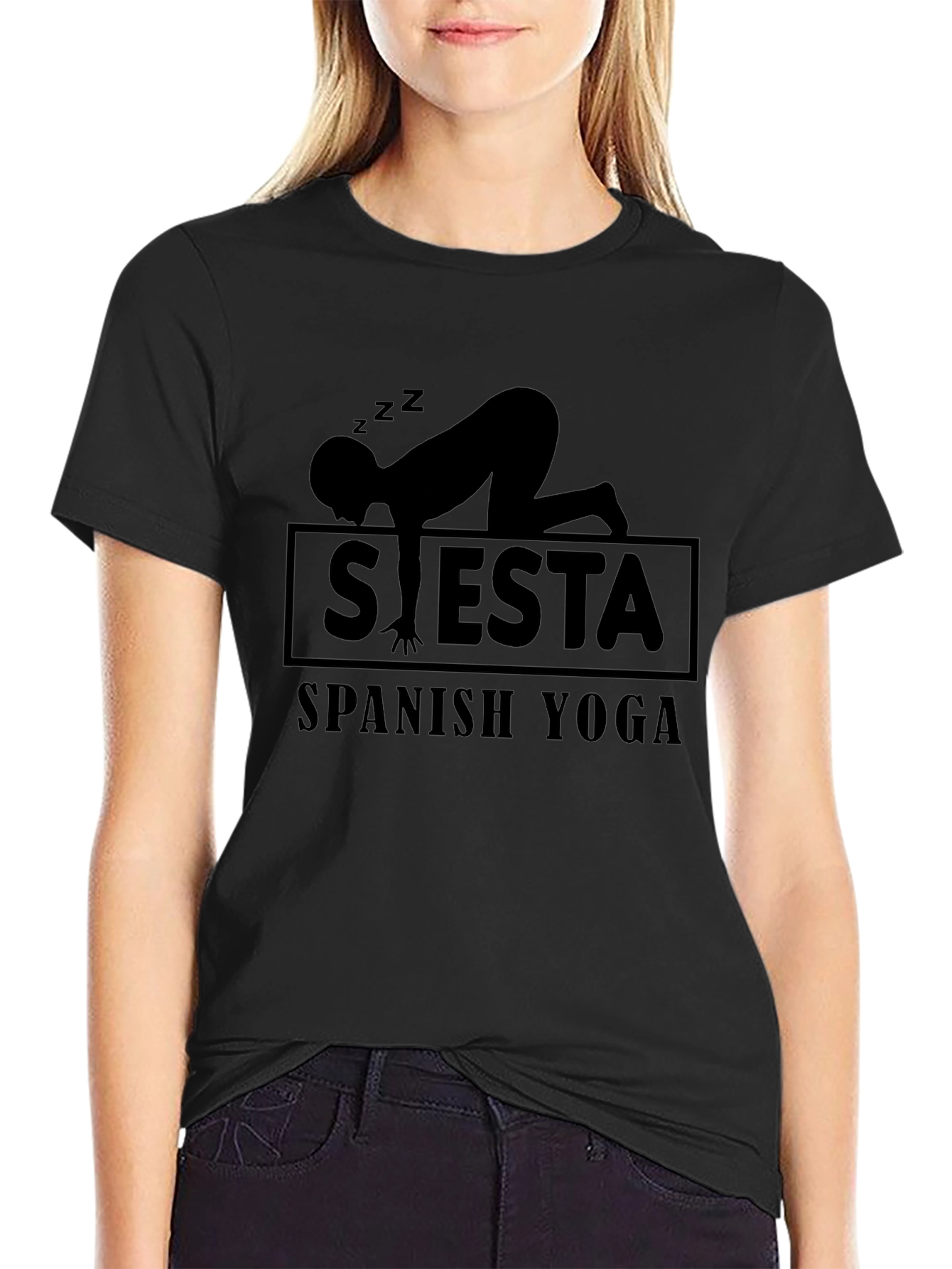 Siesta Spanish Yoga Funny T-Shirt