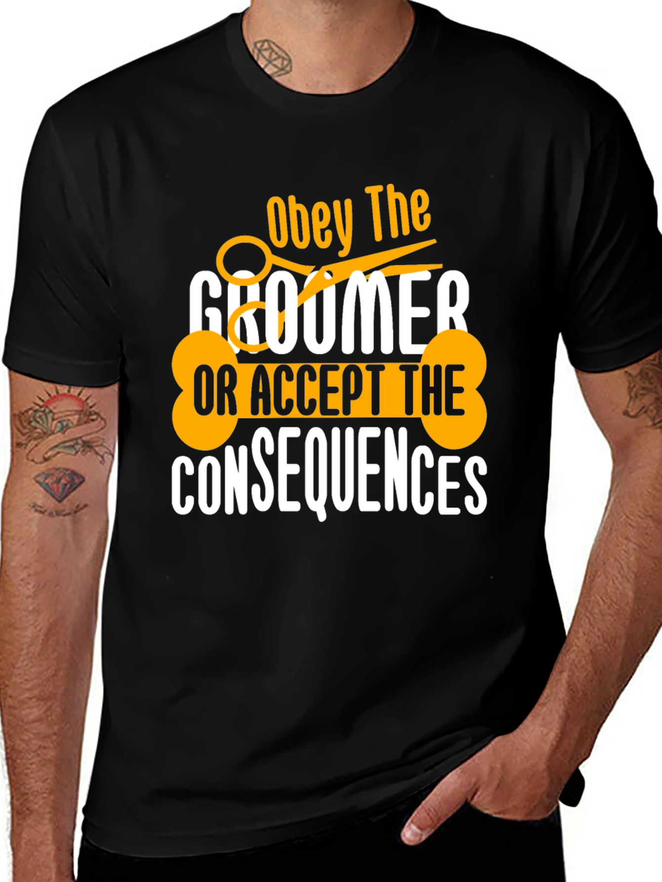 Obey the Groomer T-Shirt - Dog Lover Tee
