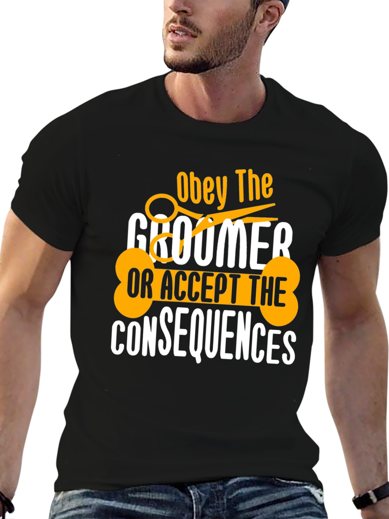 Obey the Groomer T-Shirt - Dog Lover Tee