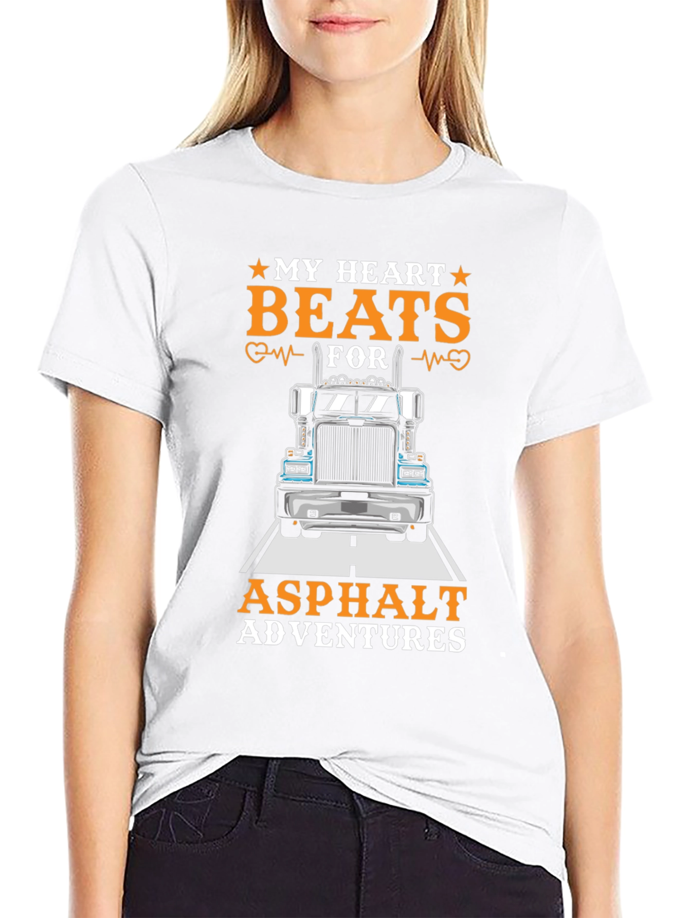 My Heart Beats For Asphalt Adventures T-Shirt