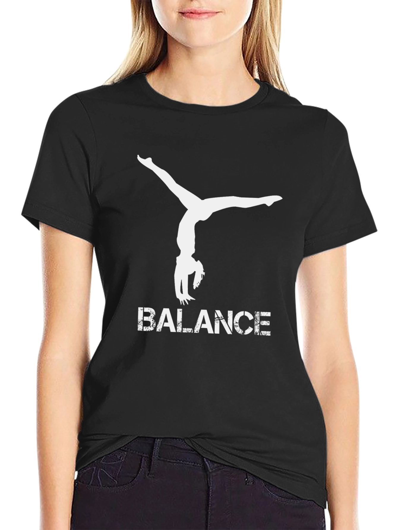 Balance Graphic Tee - Unisex Black T-Shirt