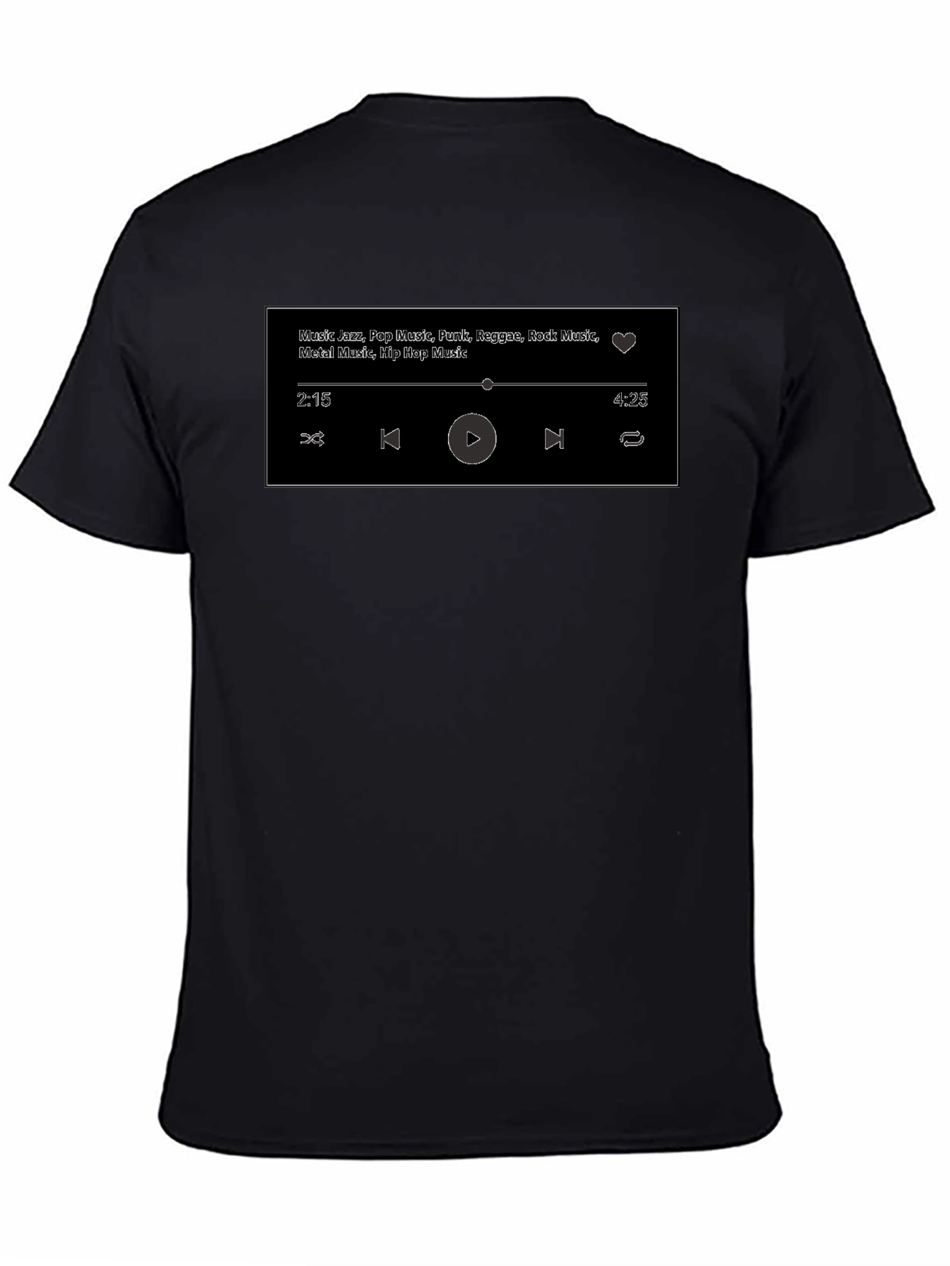 Music Genre Player T-Shirt