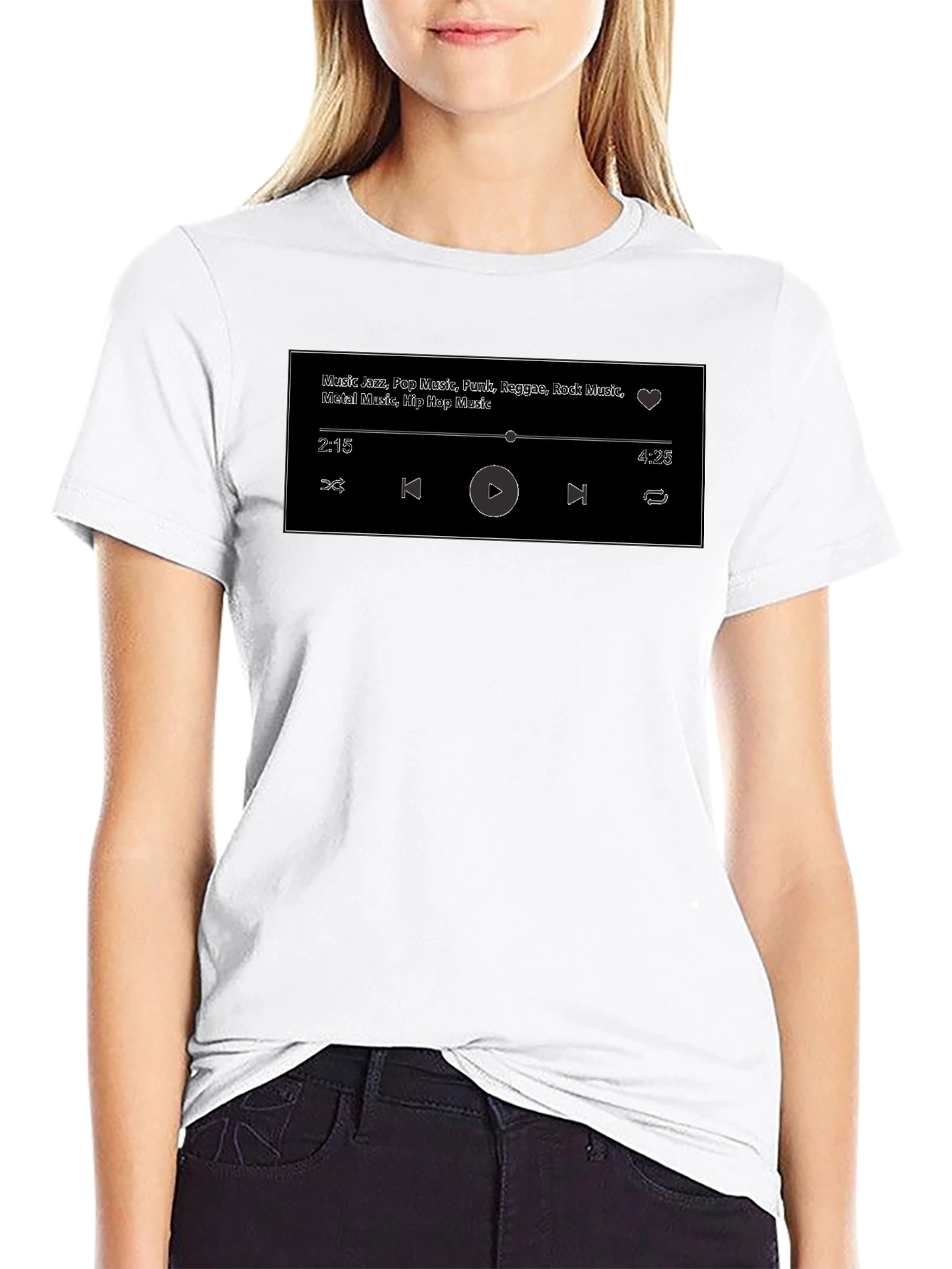 Music Genre Player T-Shirt