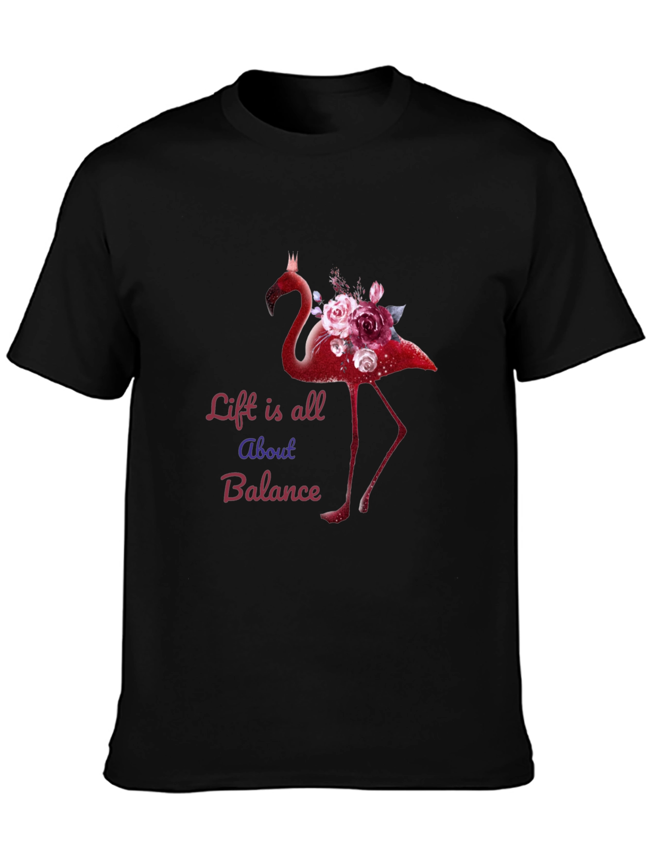 Life is All About Balance Flamingo T-Shirt