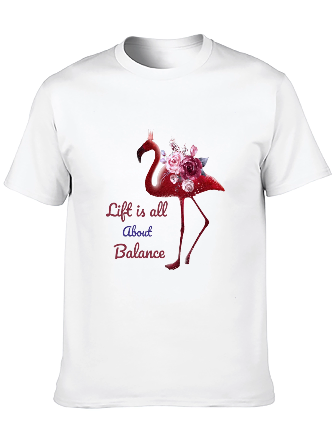 Life is All About Balance Flamingo T-Shirt