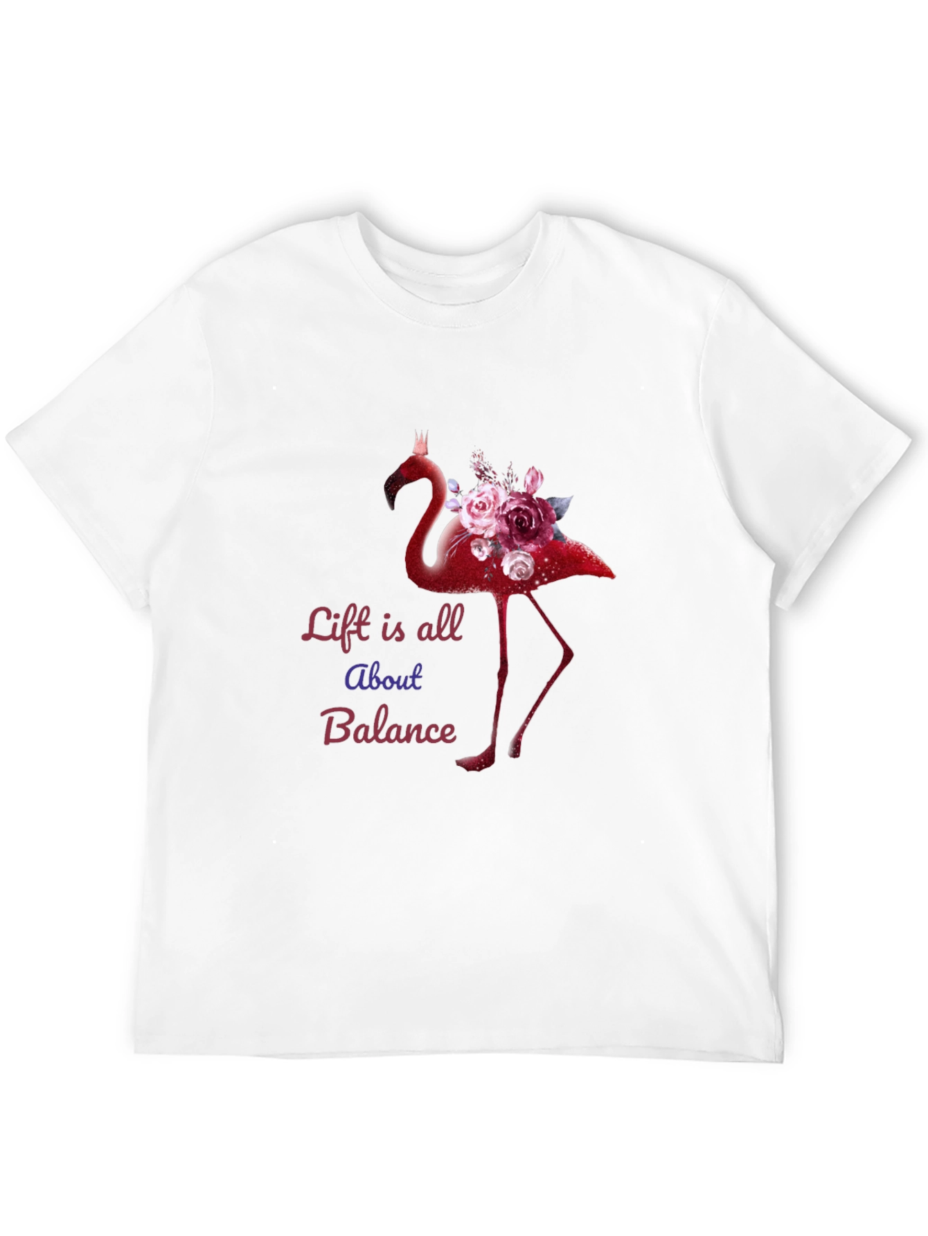 Life is All About Balance Flamingo T-Shirt