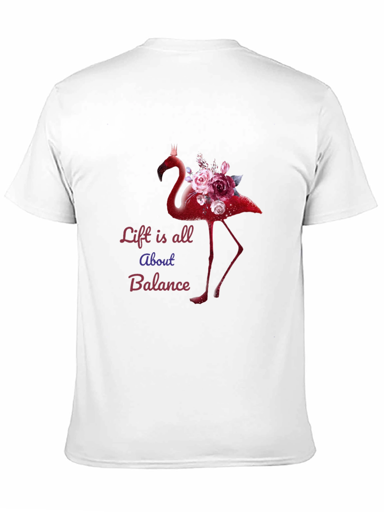 Life is All About Balance Flamingo T-Shirt